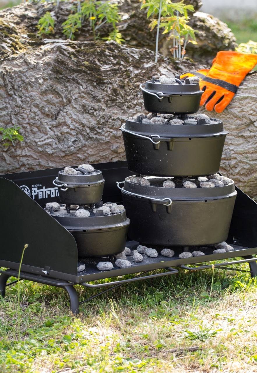 Petromax fire table, fire pot table fe90 for Dutch oven