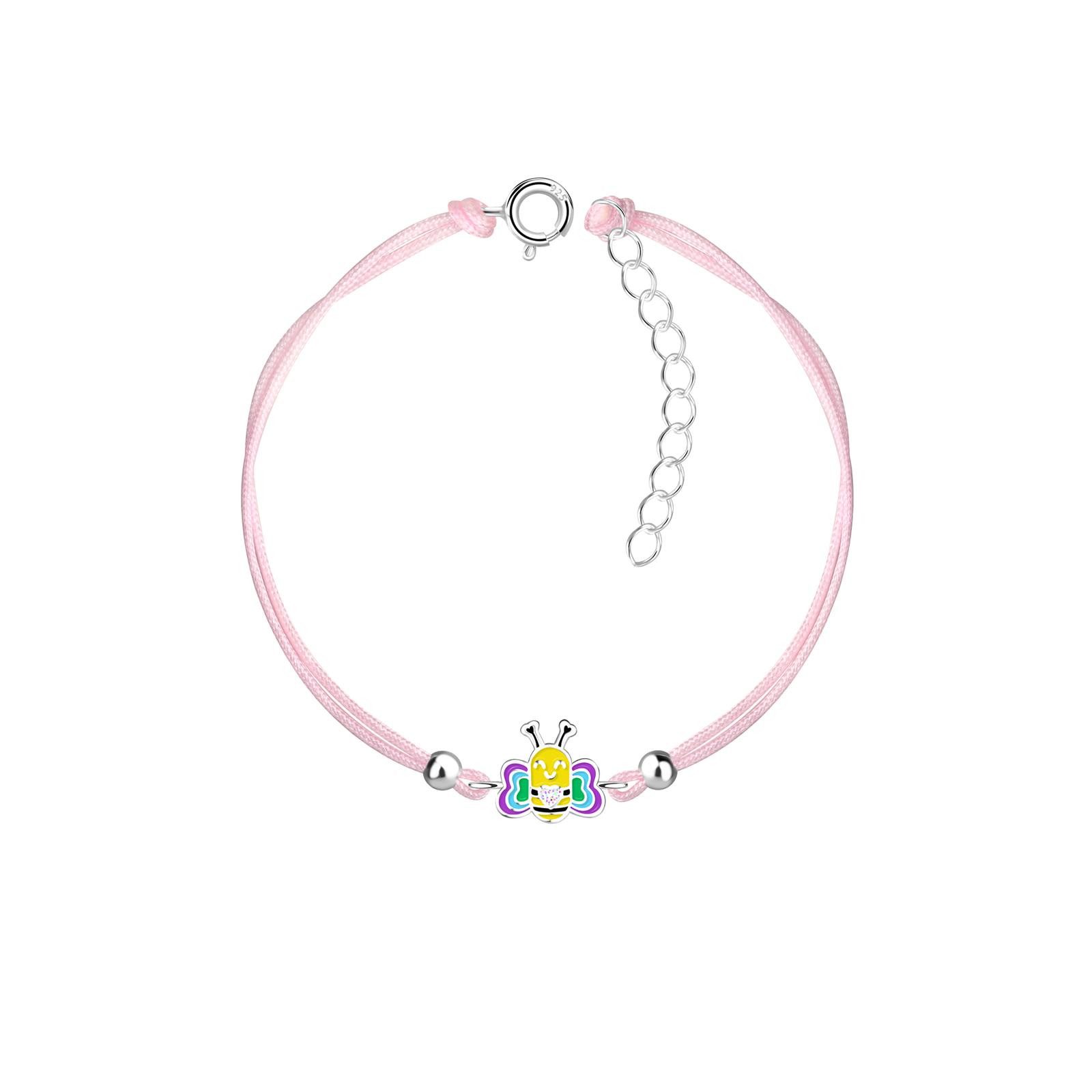 Silberarmband Bienen Kinder Armband 925 Silber