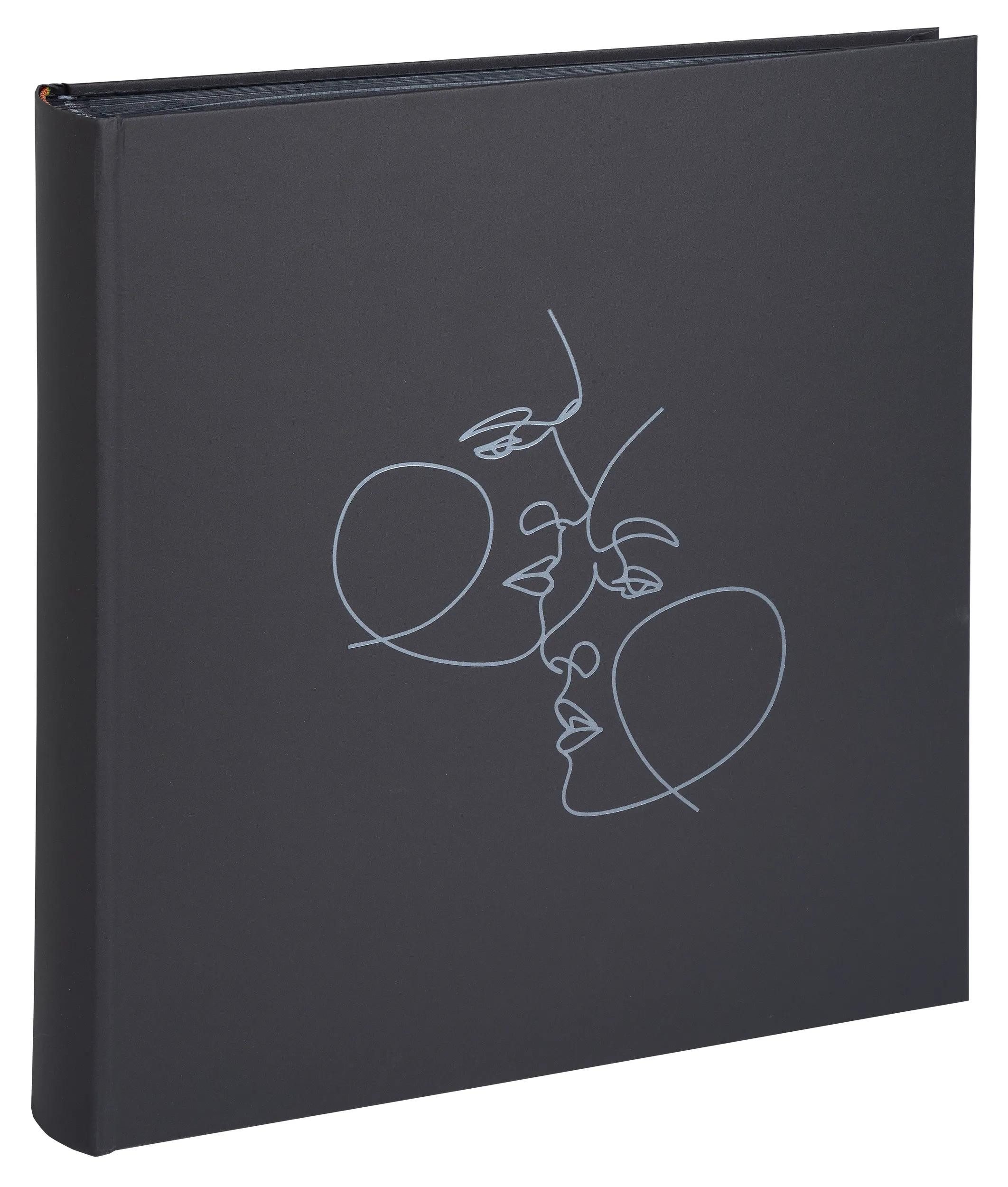 EXACOMPTA Fotoalbum Fotoalbum 60 Seiten schwarz 29x32cm, Art schwarz - Schwarz - 16078E, Fotoalben