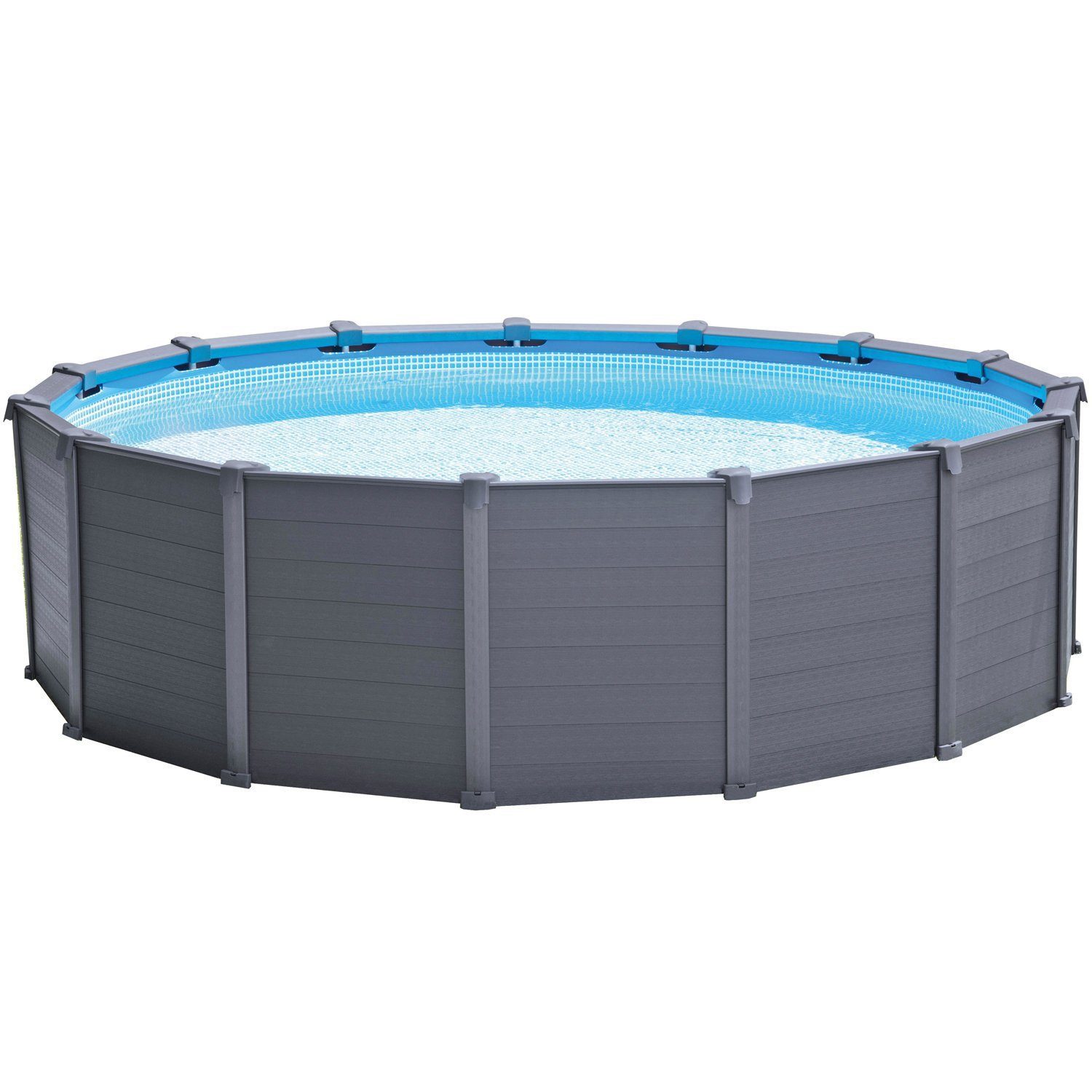 Framepool Set "Graphit" Ø 478 x 124 cm, Inkl. Sandfilteranlage