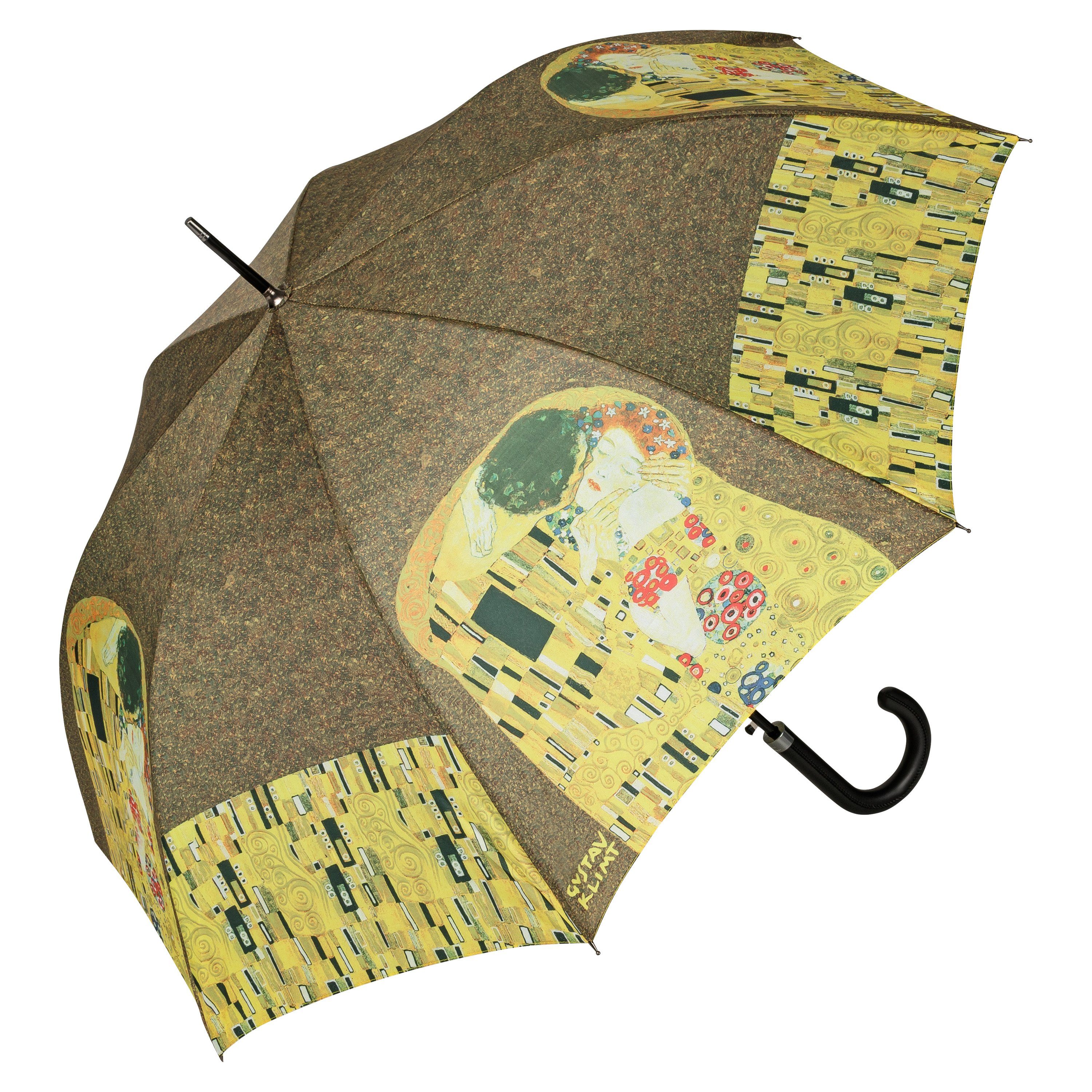 von Lilienfeld Stockregenschirm Motivschirm Gustav Klimt: Der Kuss Auf-Auto günstig online kaufen