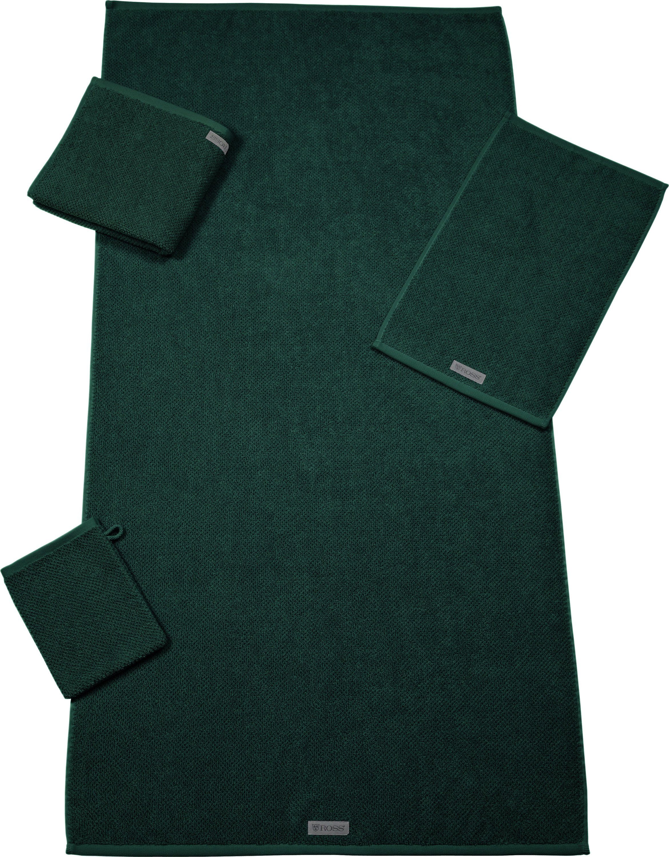 ROSS Handtuch ROSS Serie Frottee (1-St), SELECTION GOTS Waschhandschuh 4007-37, Moosgrün, Duschtuch Handtuch Gästetuch Verifiziert, rechteckig