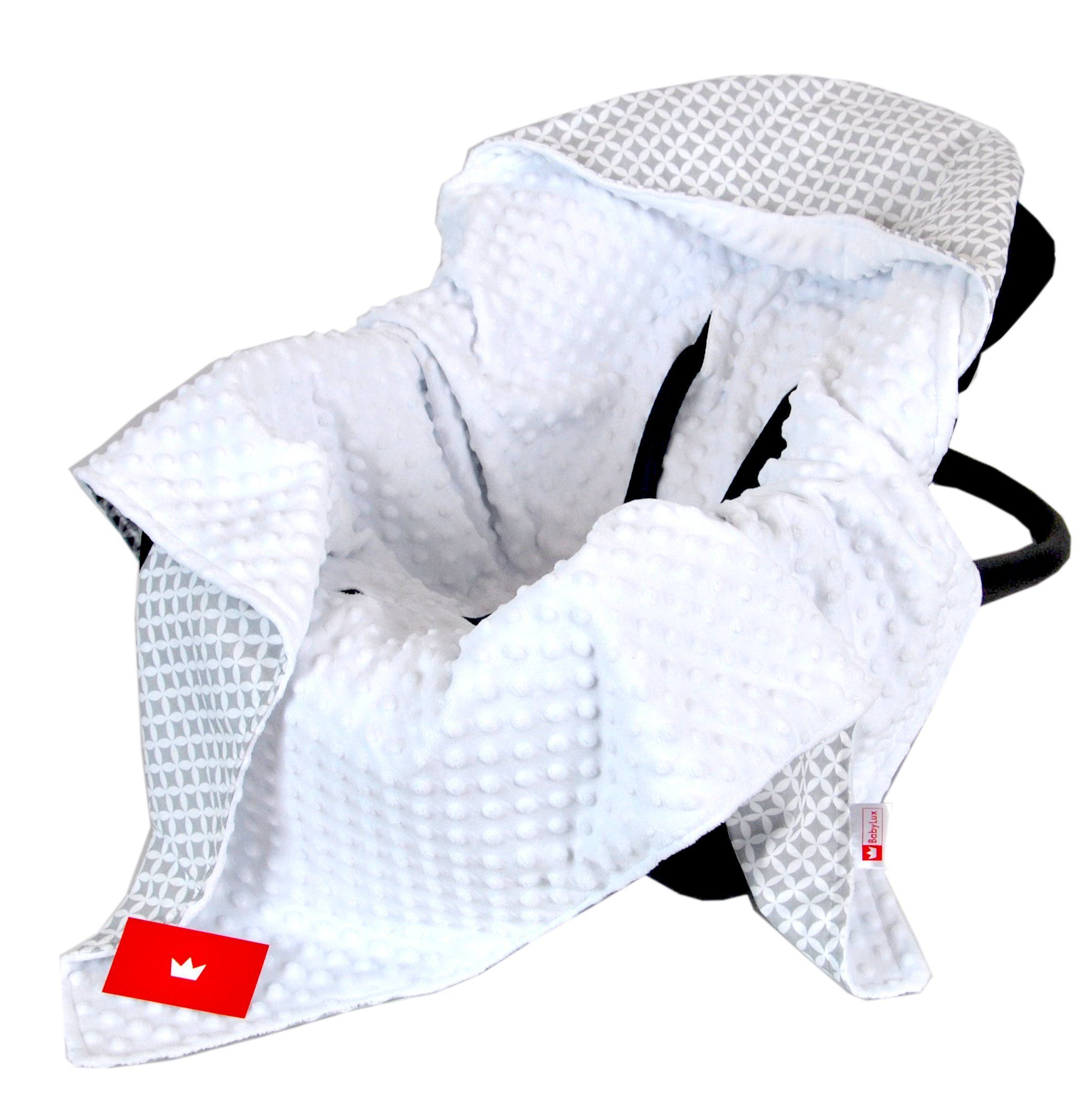 Einschlagdecke BabyLux Baby EINSCHLAGDECKE Babyschale 90x90 cm Autositz Decke