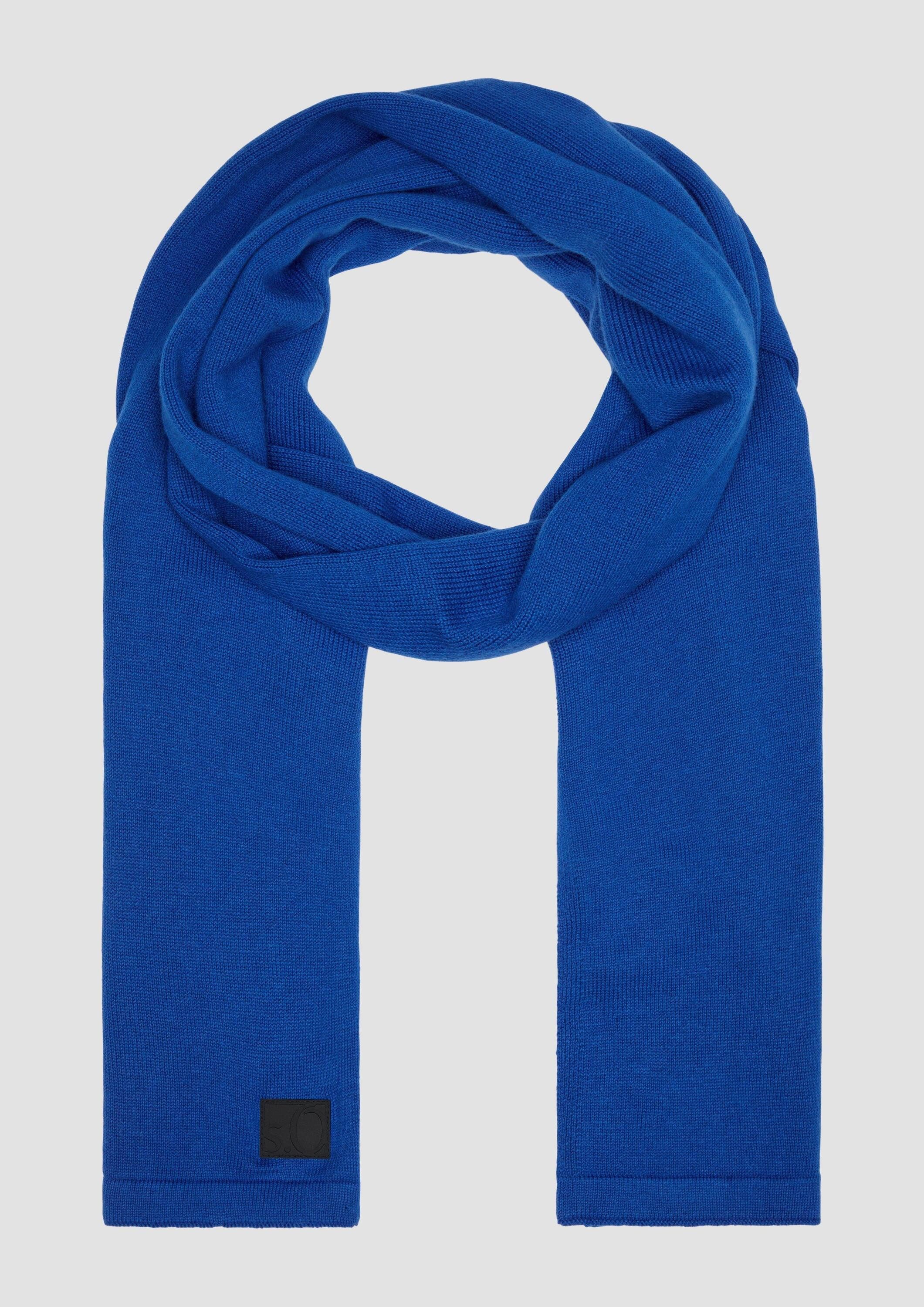 s.Oliver Schal Tuch, Gestrickter Schal mit Merinowolle günstig online kaufen