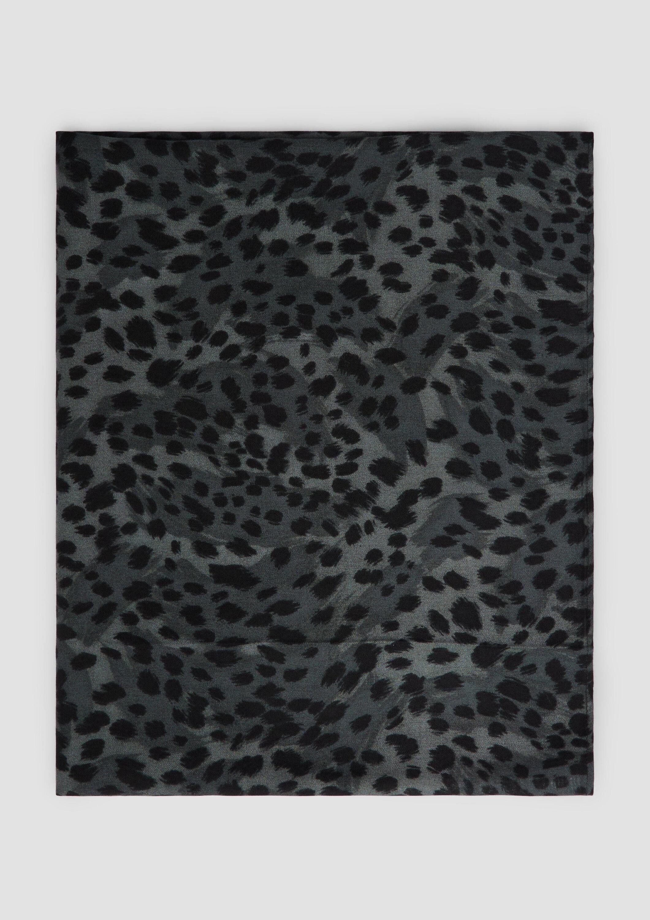 s.Oliver Loop Snood, Loop-Schal mit Allover-Animal-Muster günstig online kaufen