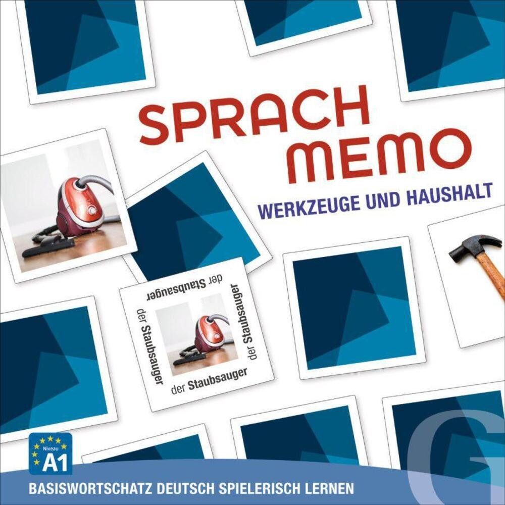 Hueber Verlag Spiel, SPRACHMEMO Werkzeuge und Haushalt