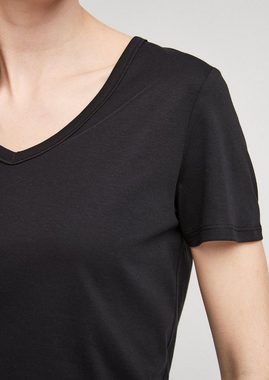 s.Oliver T-Shirt Basic T-Shirt softer Single-Jersey Qualität, 2er Pack