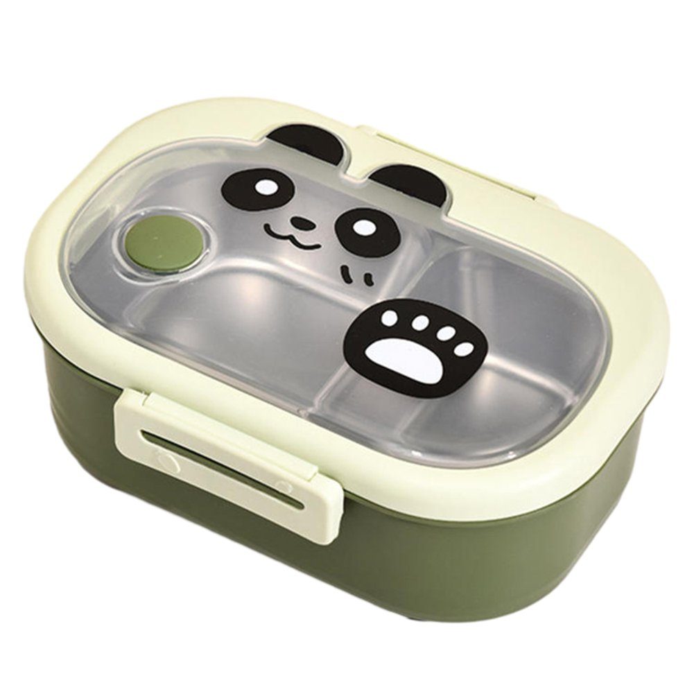 Blusmart Lunchbox Bento-Box Mit Mehreren Schlitzen, Auslaufsicherer Grün