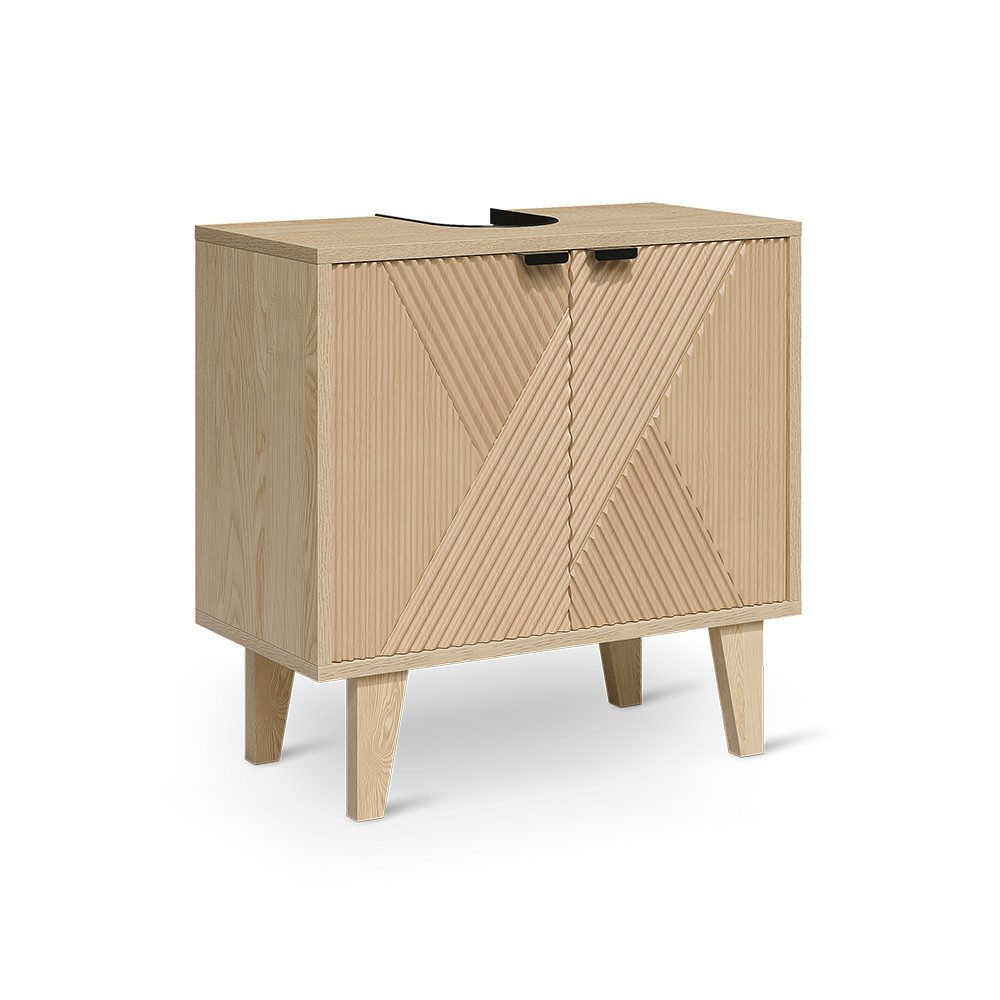 Vicco Waschbeckenunterschrank Arven, Eiche, 60 x 60 cm