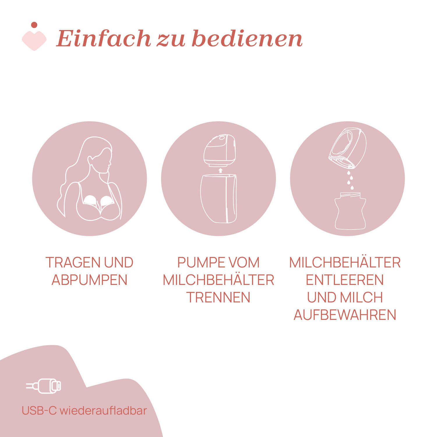 Chicco Elektrische Doppelmilchpumpe Freihändige