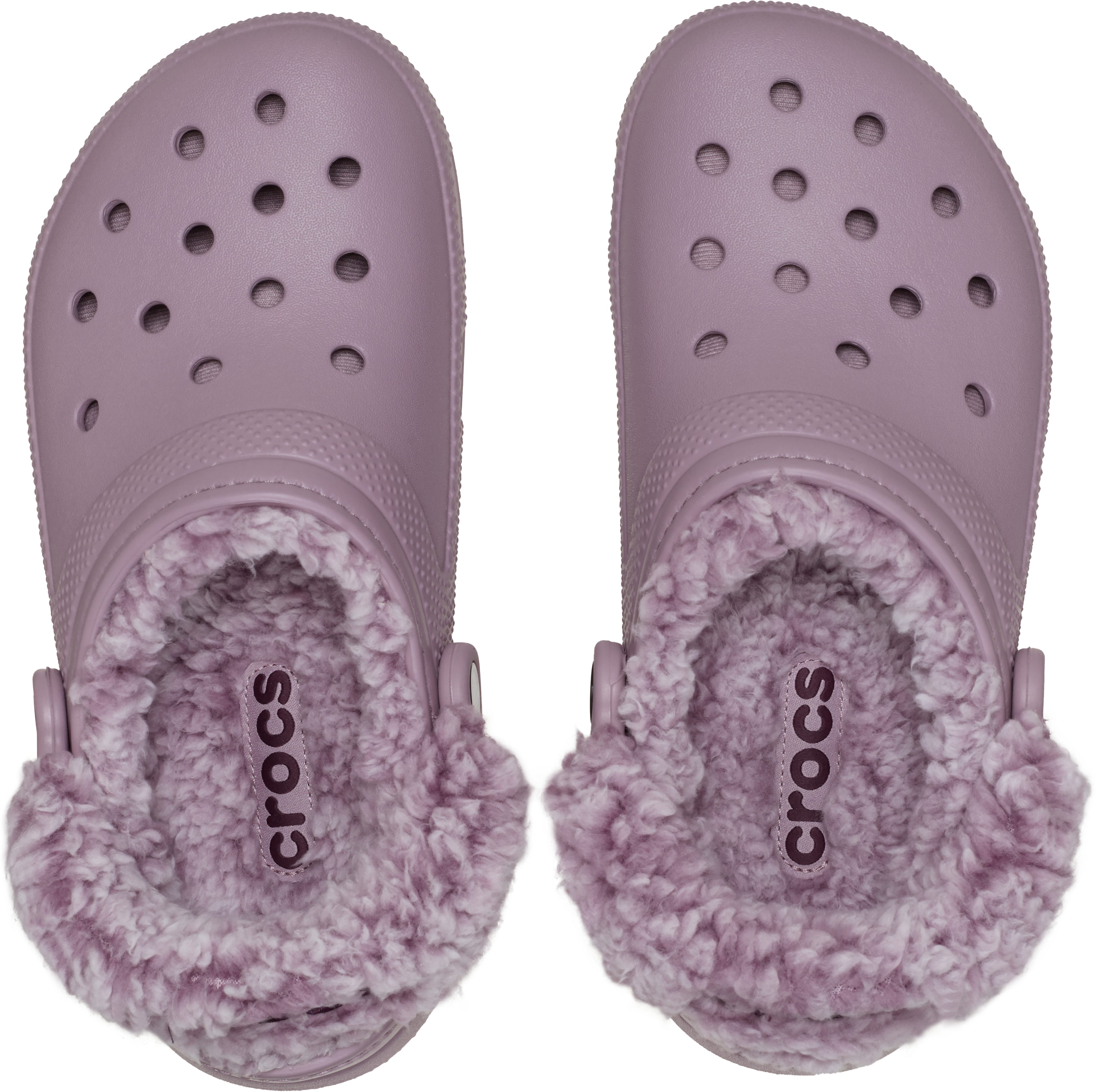 Crocs Classic Fleece Lined Clog Hausschuh Clog, Schlupfschuh mit Warmfutter, schwenkbarer Fersenriemen – Bild 5 von 5