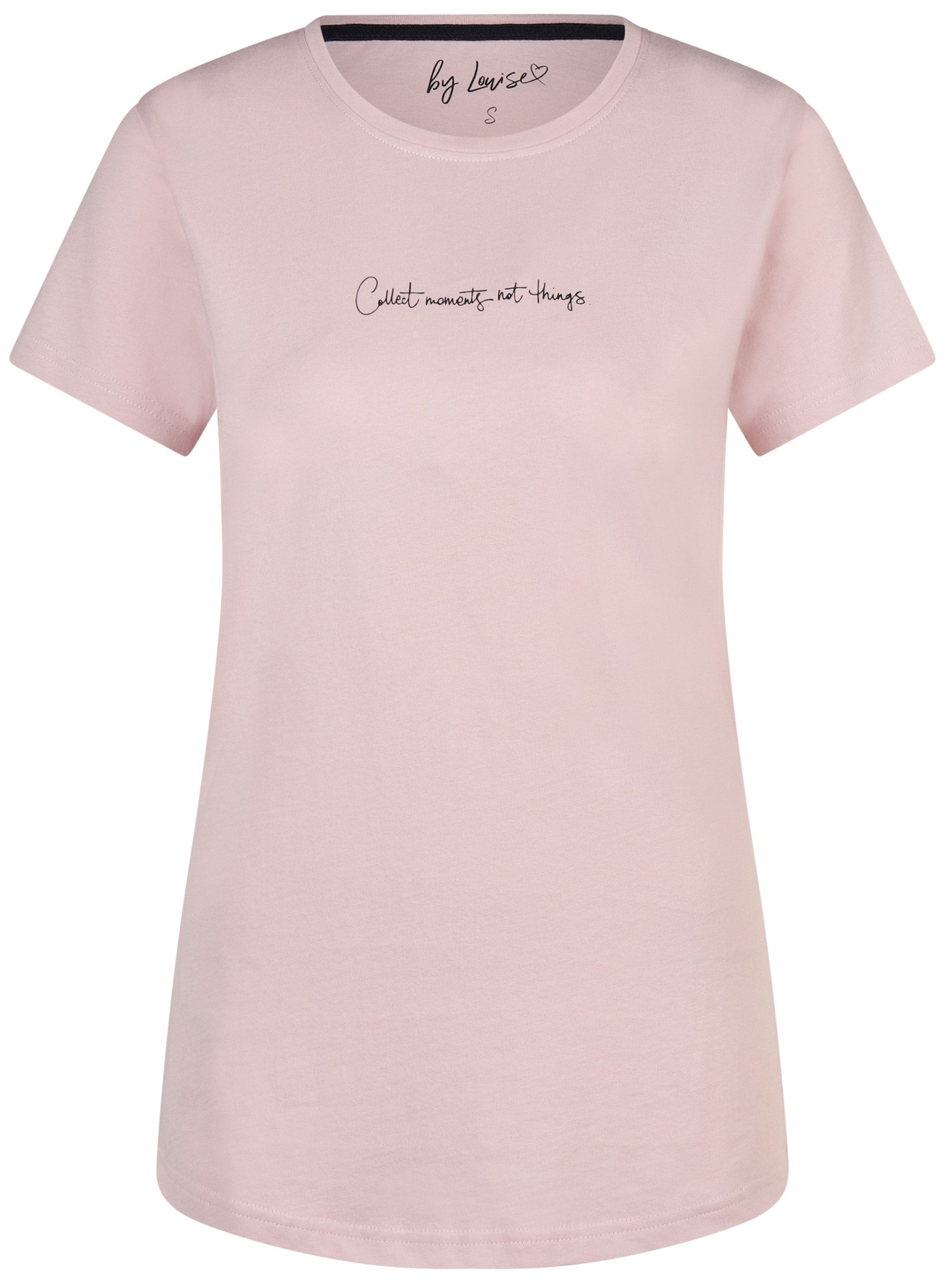 By Louise Schlafanzug Dreamy Nights (Set, 2 tlg., 2-teilig) Damen Pyjama Baumwolle Caprihose Kurzarm