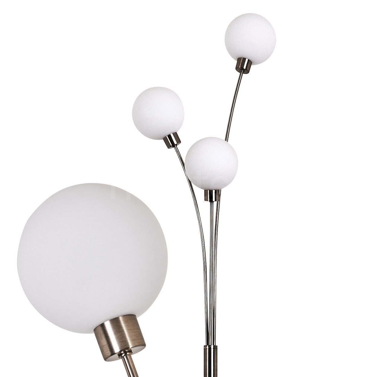 hofstein Stehlampe »Lerici« moderne Standleuchte, 3-flammig dimmbar, ohne L günstig online kaufen