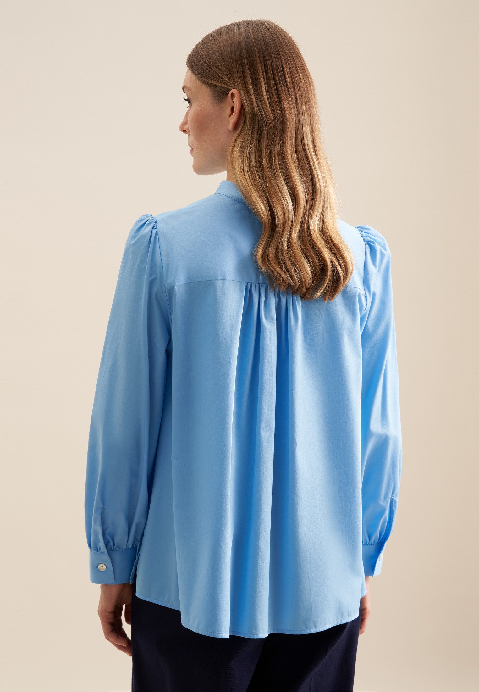 seidensticker Klassische Bluse Schwarze Rose Langarm günstig online kaufen
