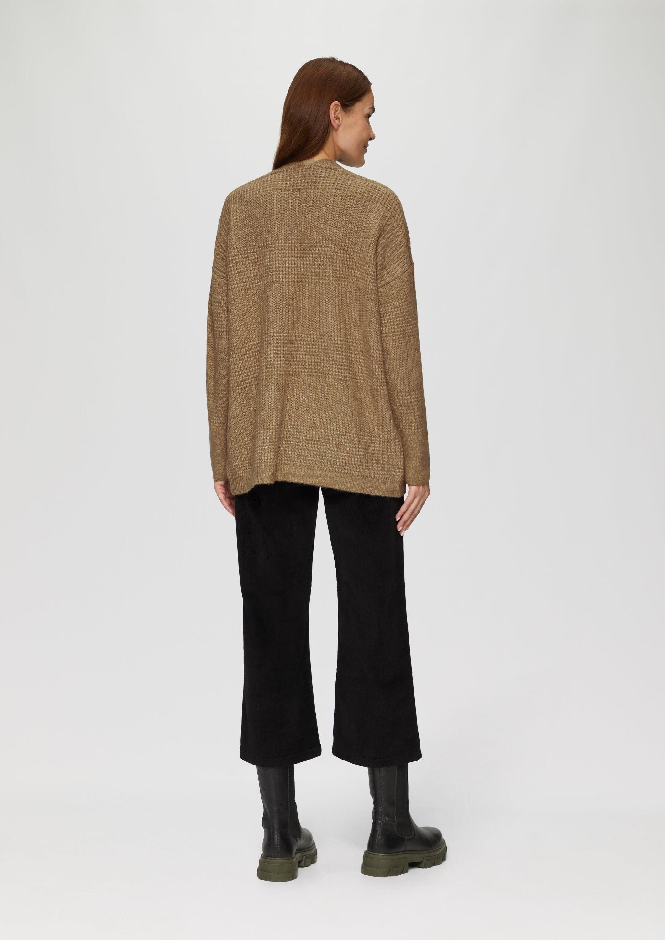 s.Oliver Cardigan Strickjacke Flauschige Strickjacke in Oversize