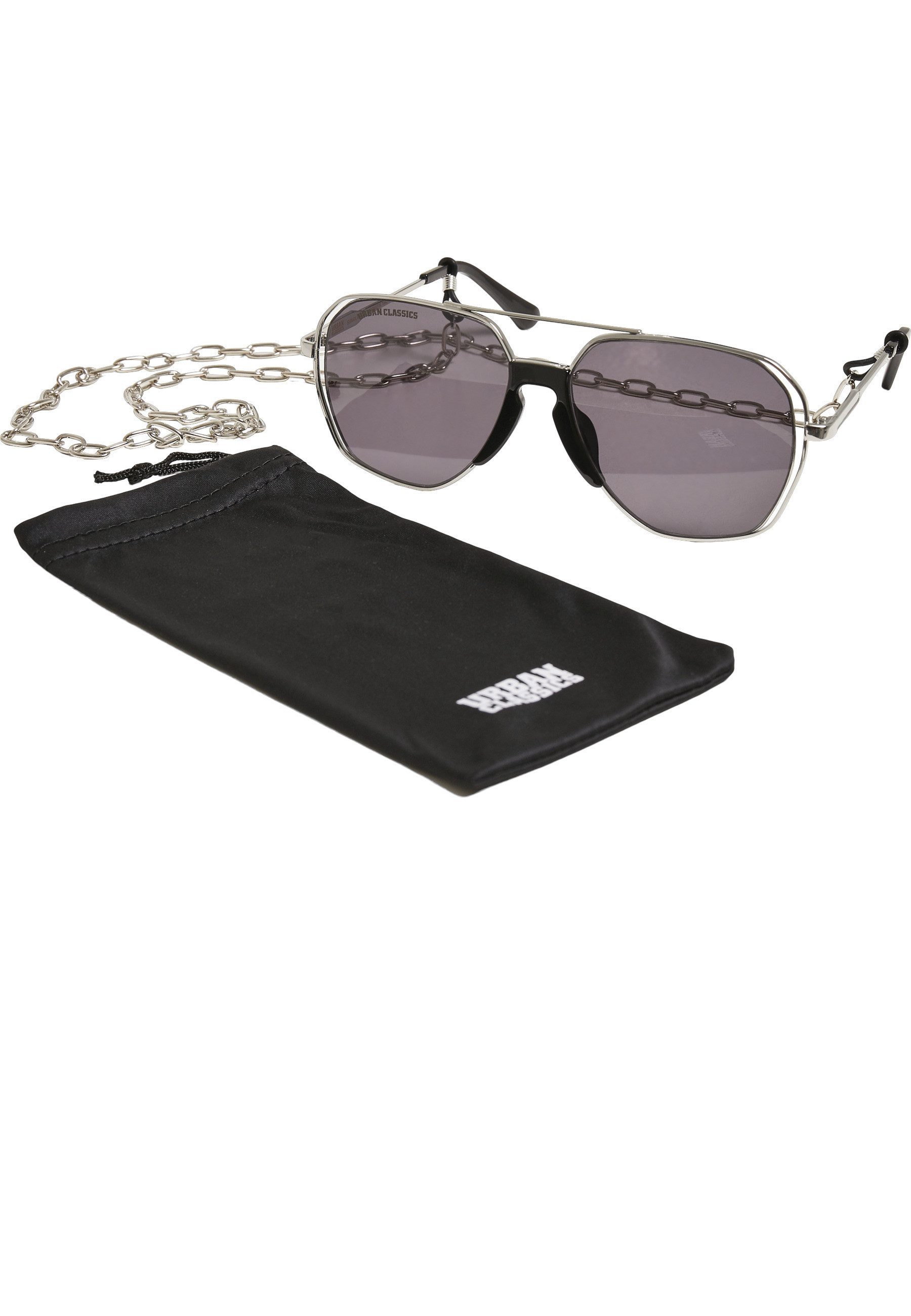 URBAN CLASSICS Sonnenbrille Urban Classics Unisex Sunglasses Karphatos with Chain