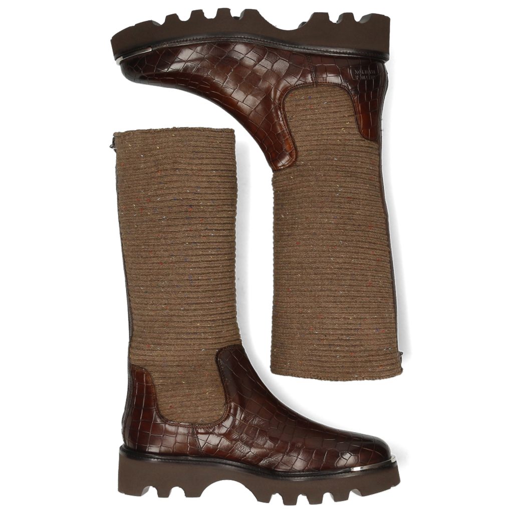 Hamilton 9 Melvin Dark & Crock Stiefel Chocolate Elena Vegas Brown