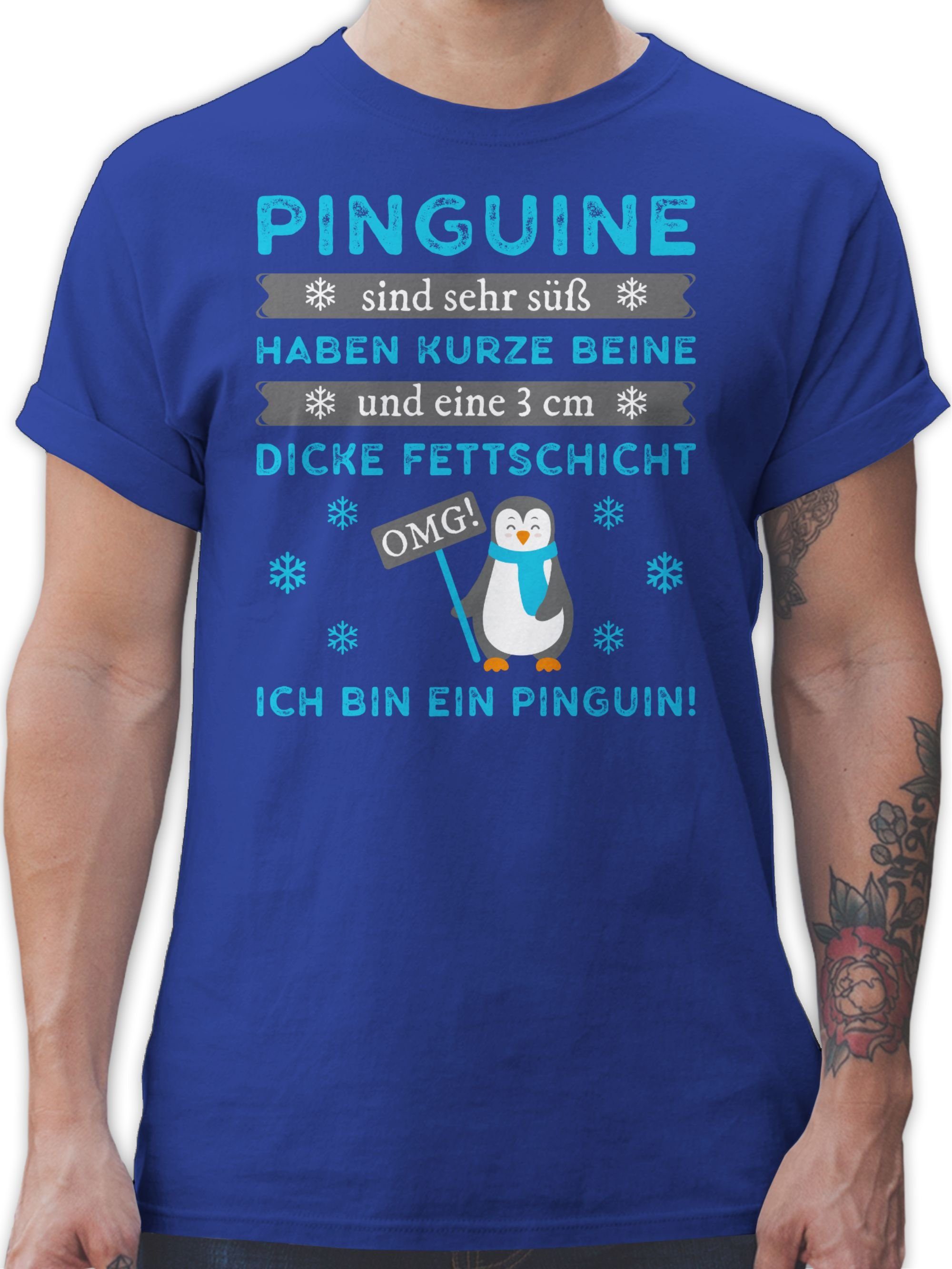 Shirtracer TShirt »Omg! Ich bin ein Pinguin! Sprüche Statement mit Spruch Herren Premium T
