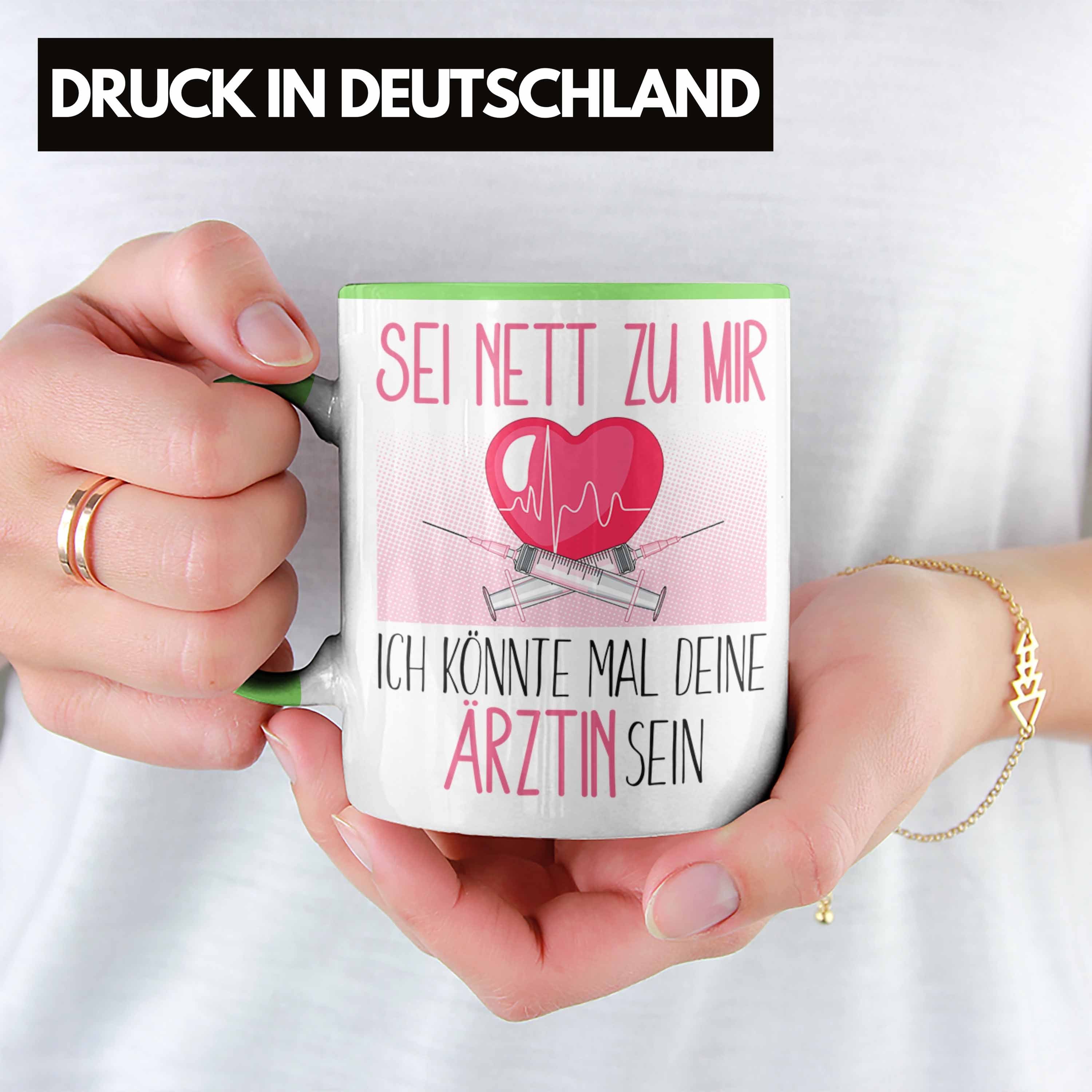 Tasse Sei Medizin Geschenkidee Trendation Studium Ärztin Geschenk Tasse Ausbildung Nett Grün