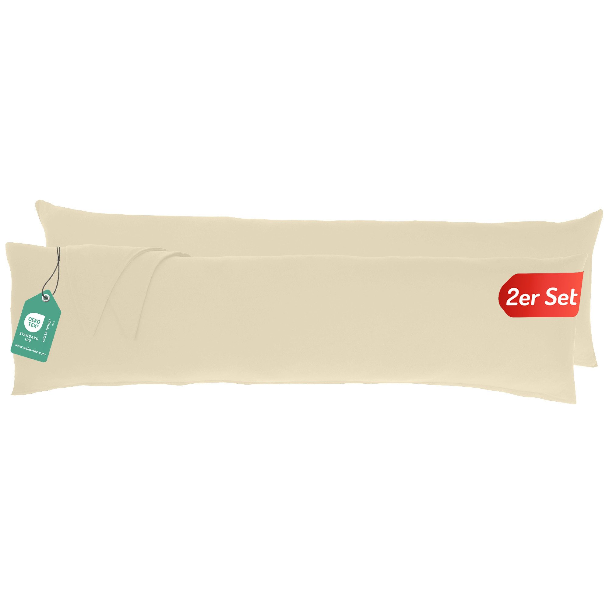 livessa Kissenbezug 2er Set Kissenbezug - Verdeckter Reißverschluss - Kopfk günstig online kaufen