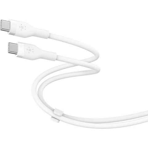 Belkin Boost Charge Flex USB-C/USB-C Kabel, Schnellladen bis 60W Smartphone-Kabel, USB-C, USB-C (200 cm)