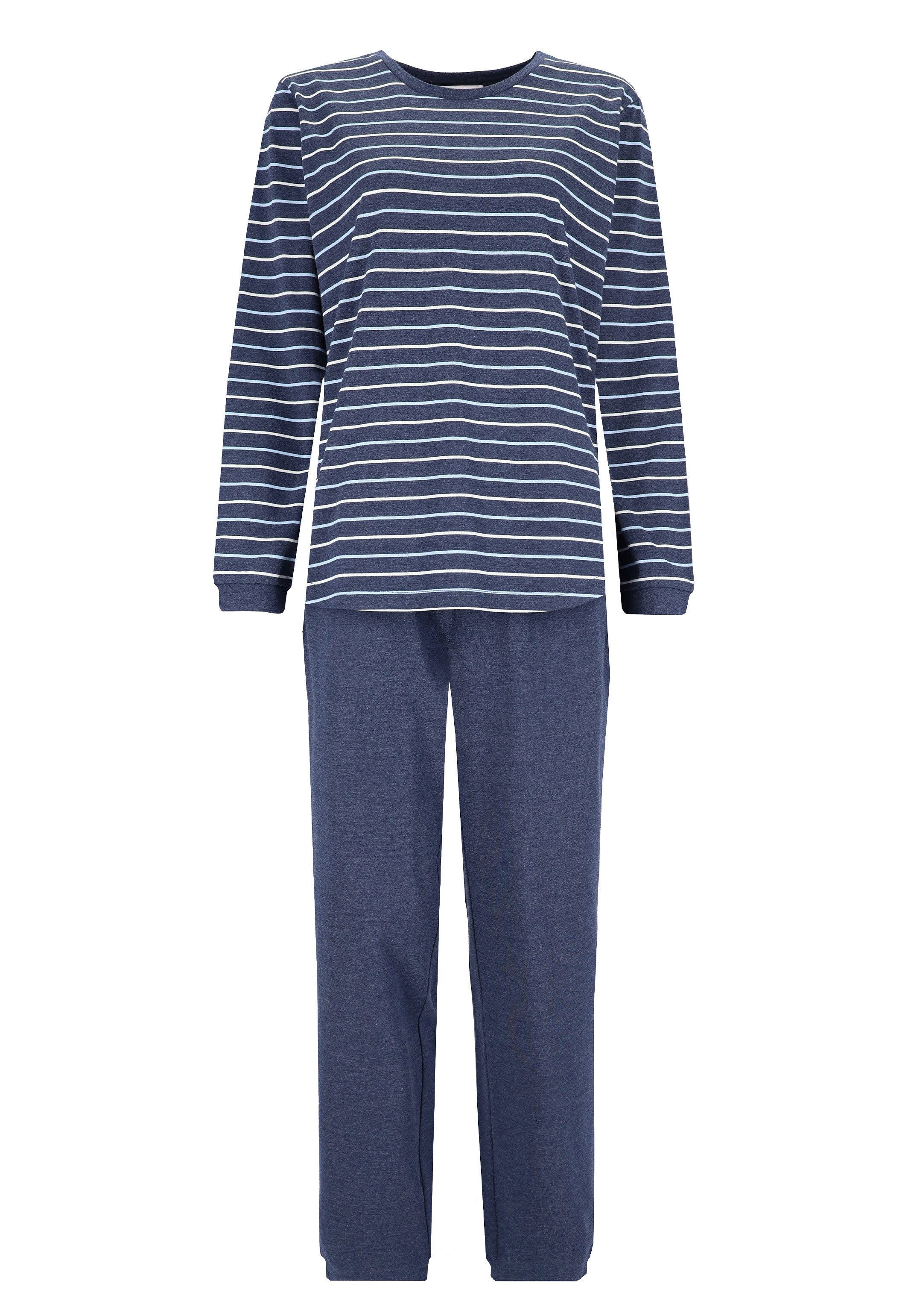 Hajo Pyjama Klima Komfort (Set, 2 tlg) Schlafanzug - Baumwolle - Atmungsakt günstig online kaufen