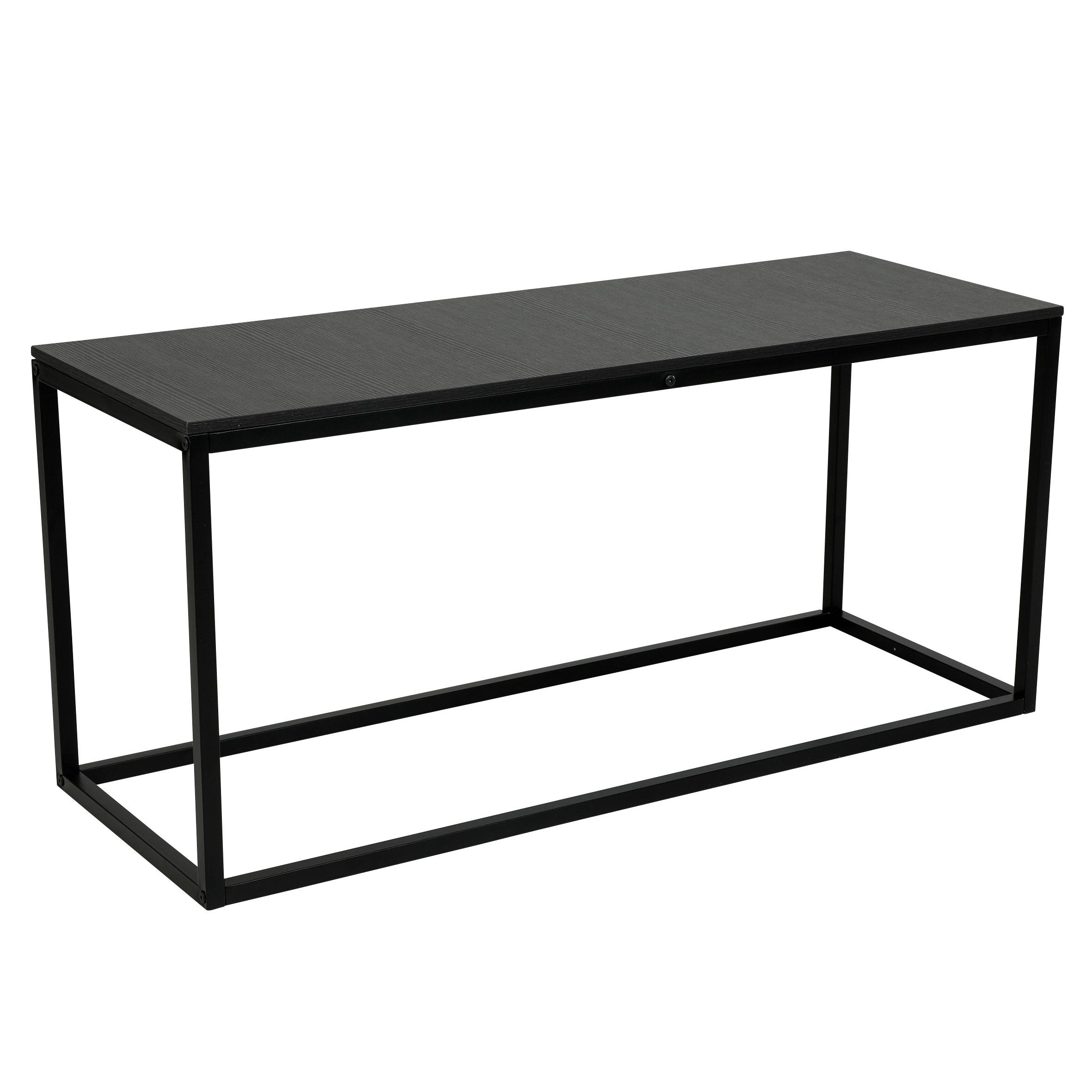 Ribelli Beistelltisch Beistelltische, schwarz 50 x 110 x 40 cm