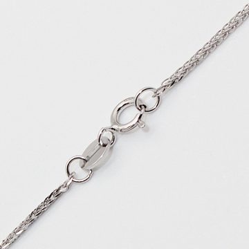 ELLAWIL Silberkette Halskette mit Peace Anhänger Friedenszeichen Frieden Glücksbringer (Kettenlänge 40 cm, Sterling Silber 925), inklusive Geschenkschachtel