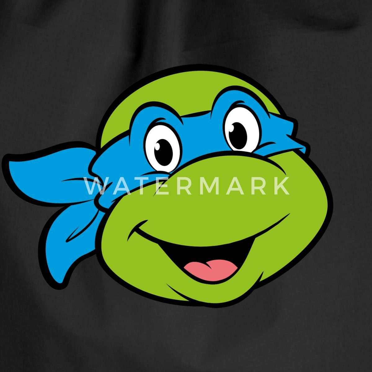 Spreadshirt Turnbeutel Teenage Mutant Ninja Turtles Leonardo Kostüm Turnbeutel (1-tlg)