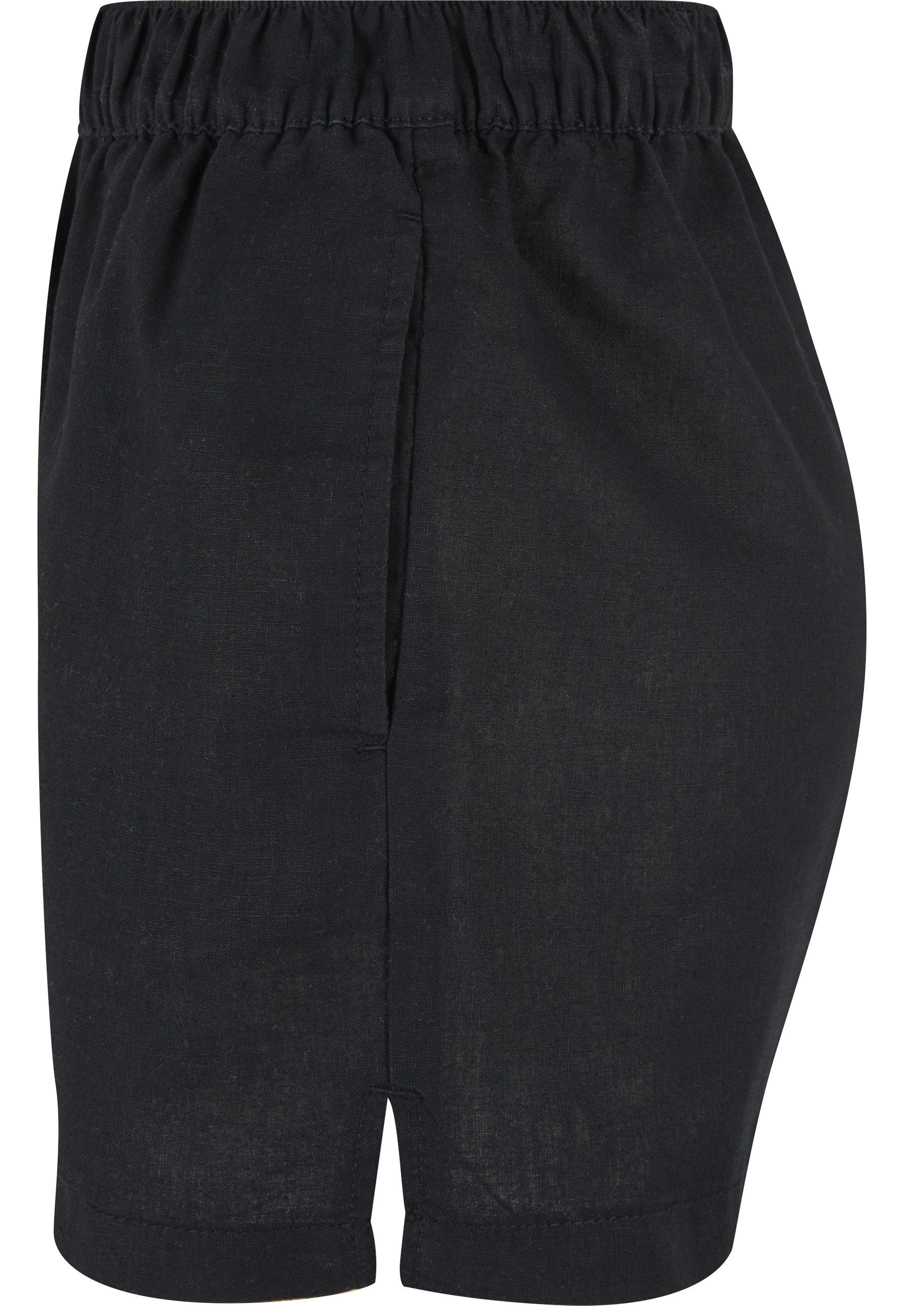 URBAN CLASSICS Shorts Urban Classics Damen Ladies Linen Mixed Boxer Shorts (1-tlg) – Bild 4 von 5