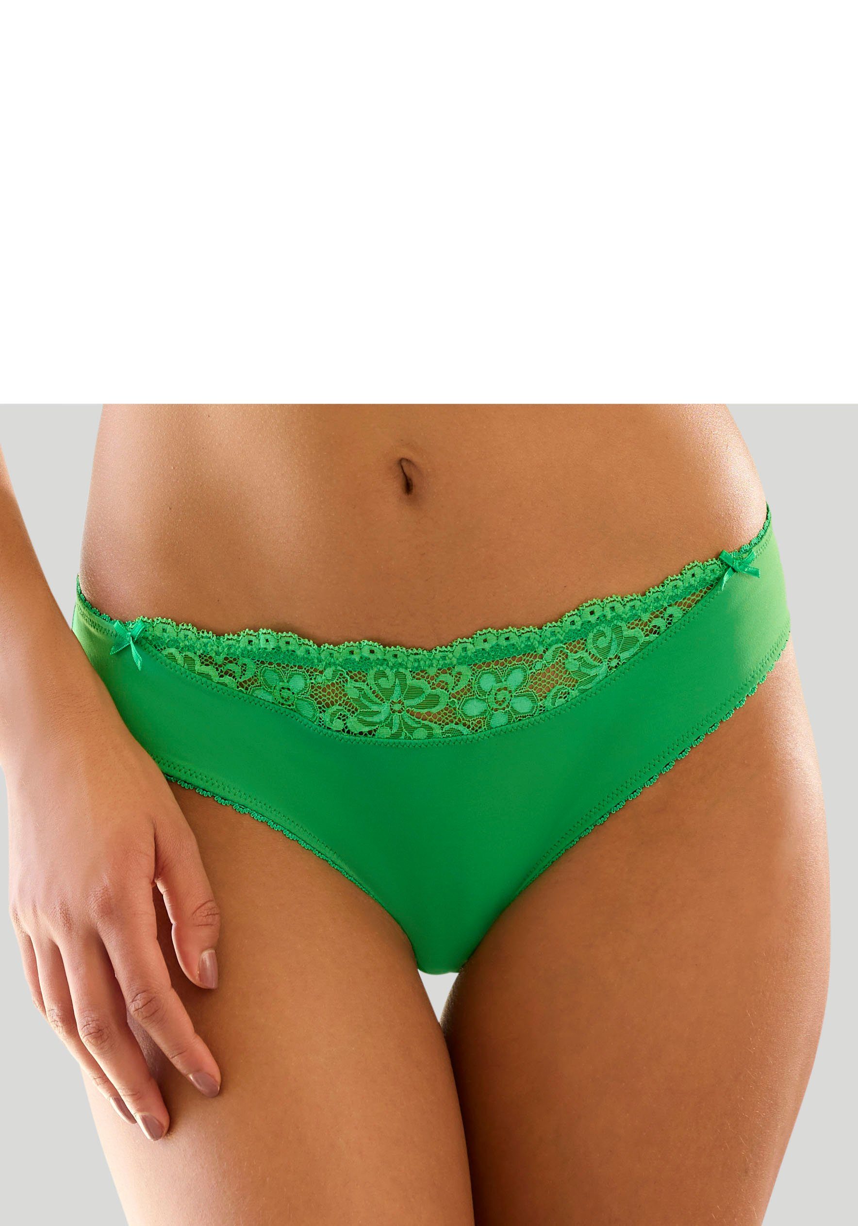 Nuance by Lascana Slip mit Spitzeneinsatz vorne (Packung, 2 Stück) als Dessous-Set kombinierbar, Dessous – Bild 4 von 5