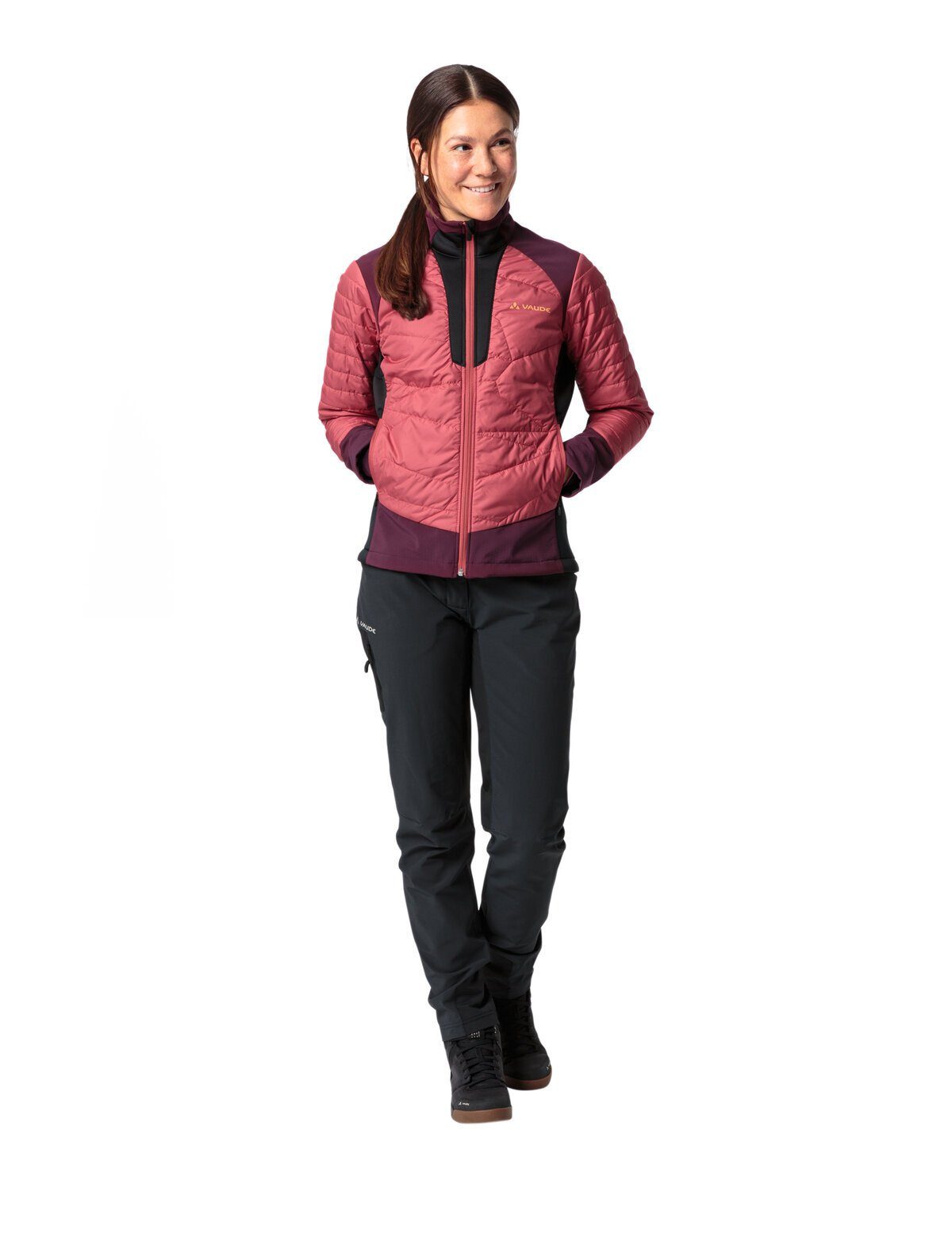 Women's kompensiert Minaki VAUDE Klimaneutral Jacket brick (1-St) III Outdoorjacke