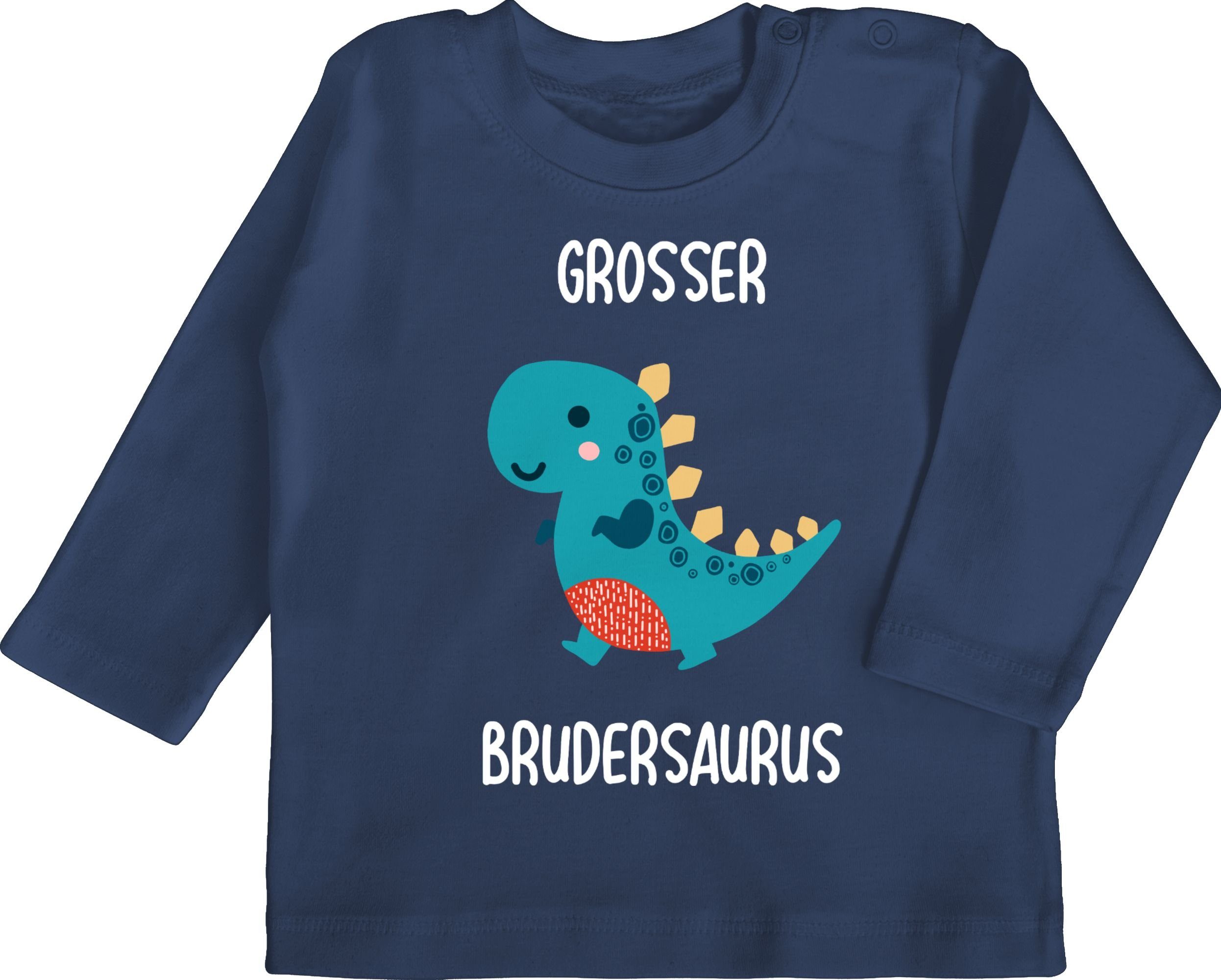 Shirtracer T-Shirt Großer Brudersaurus Großer Bruder 1 Navy Blau