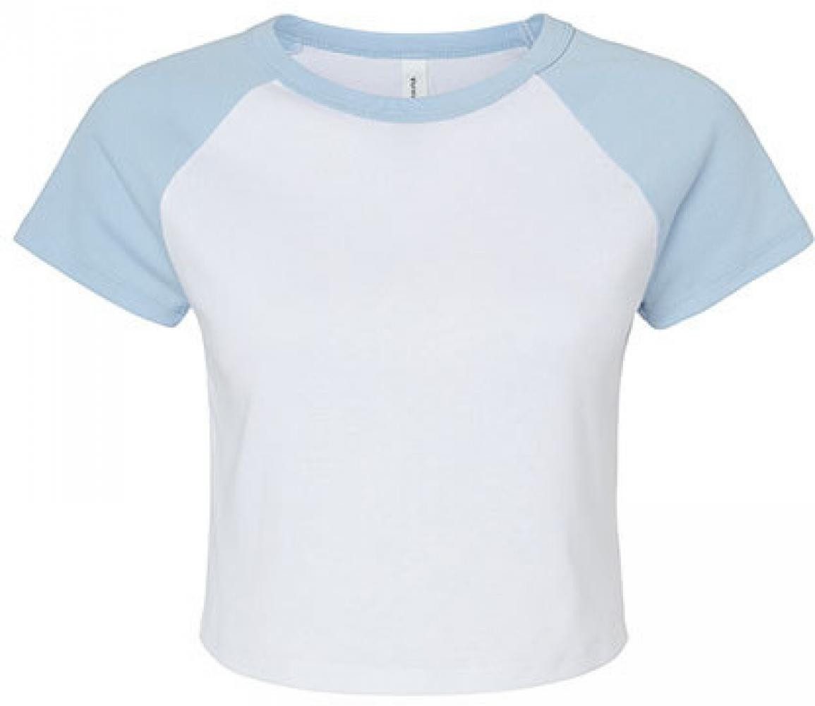 Bella + Canvas Rundhalsshirt Women´s Micro Rib Raglan Baby Tee T-Shirt Damen