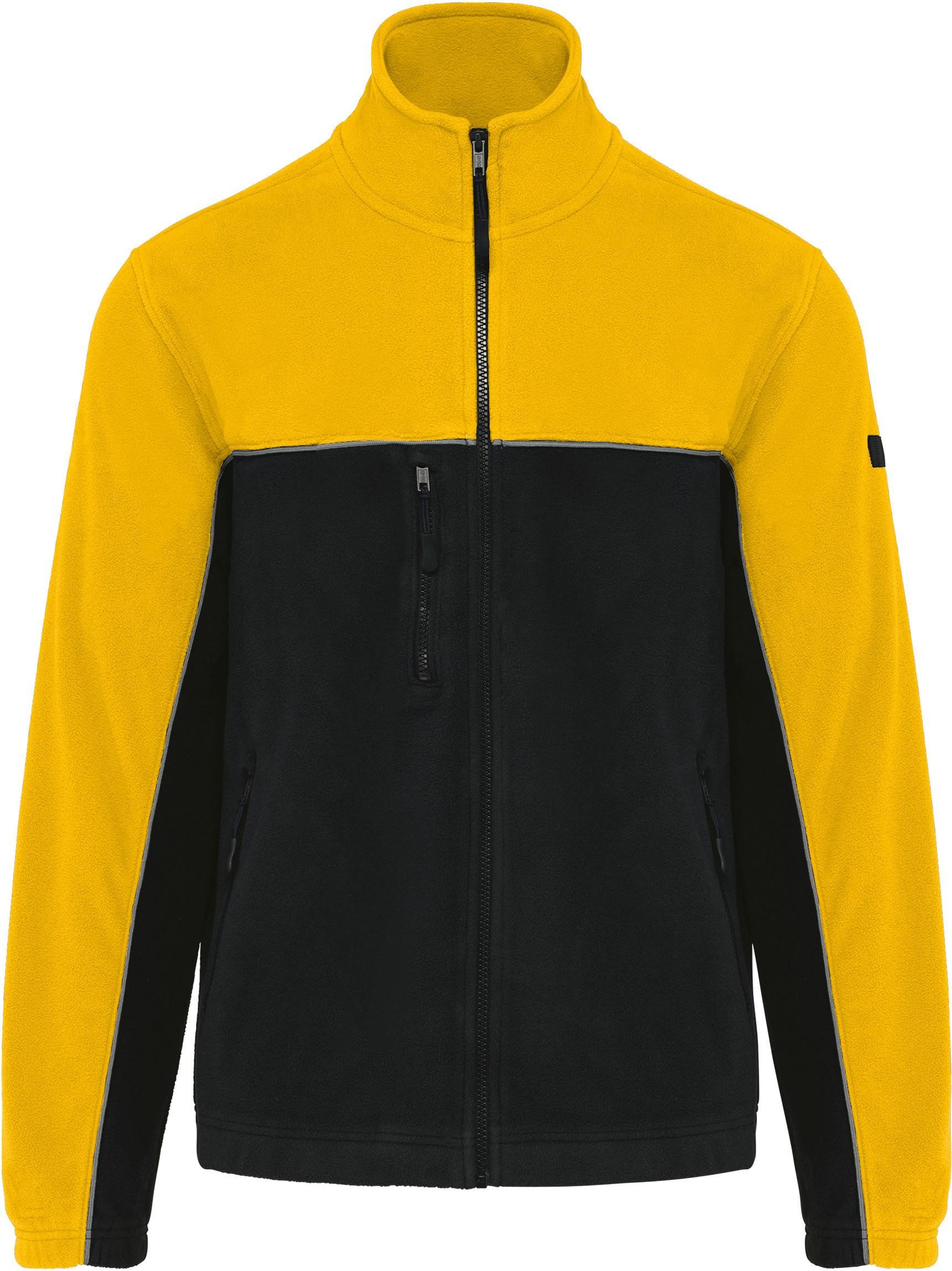 Arbeitsjacke Zweifarbige, umweltfreundliche Unisex-Fleecejacke
