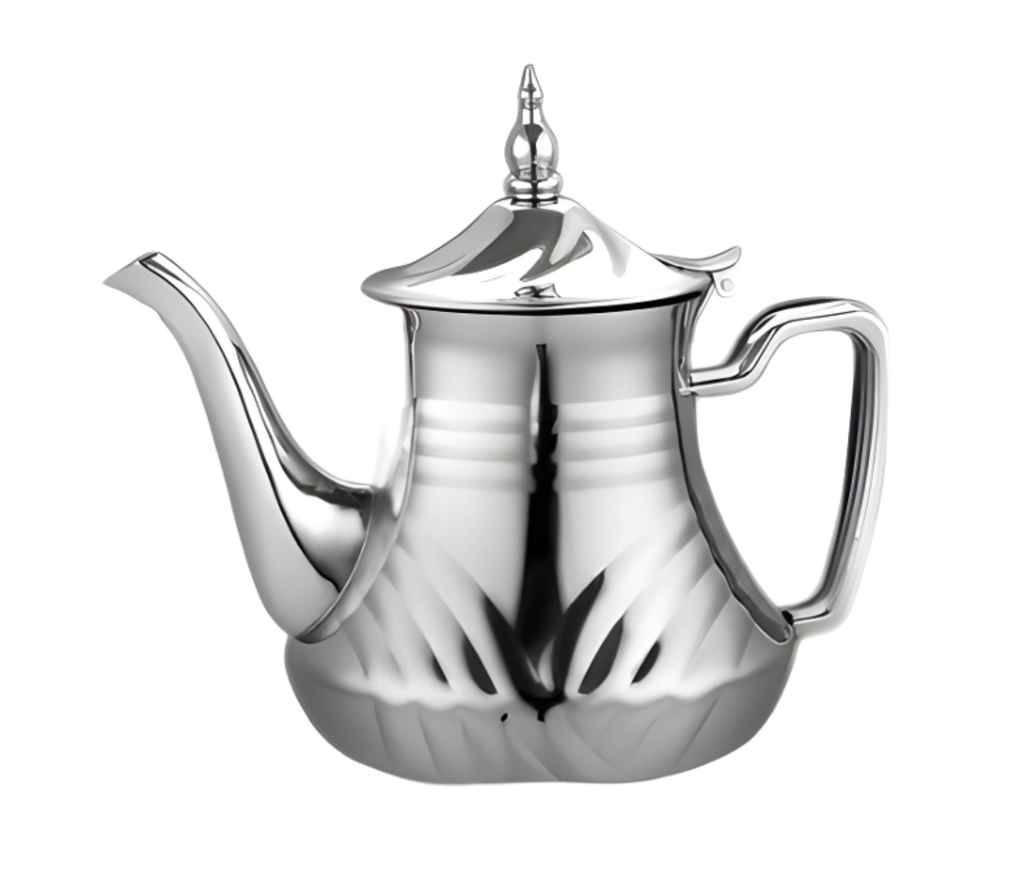 Cheffinger Teekanne aus Edelstahl, Hitzebeständig - geeignet für alle Herdarten, 1 l