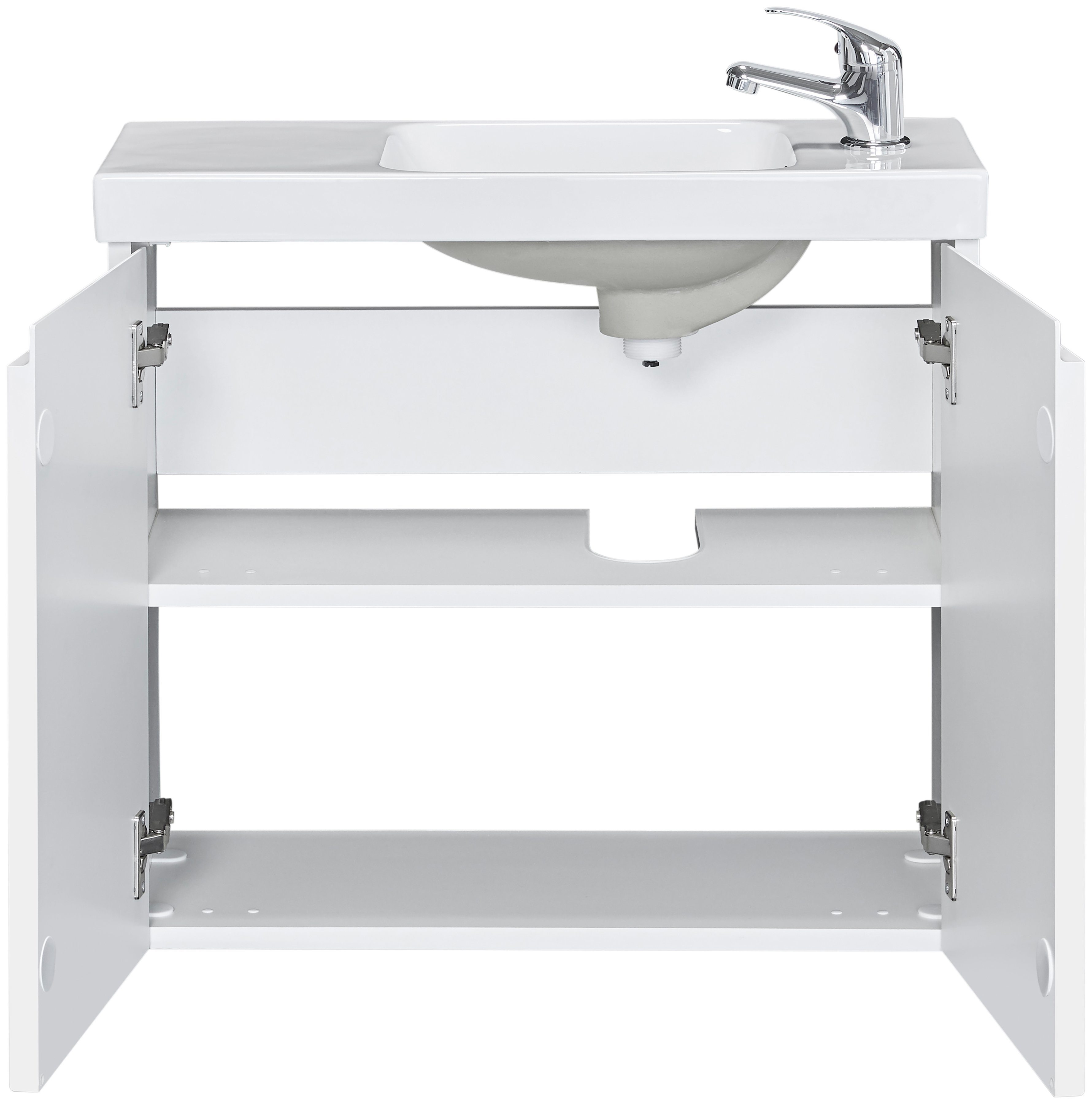 welltime Waschtisch Merida, Gästebad Badmöbel mit reduzierte Tiefe, Breite günstig online kaufen