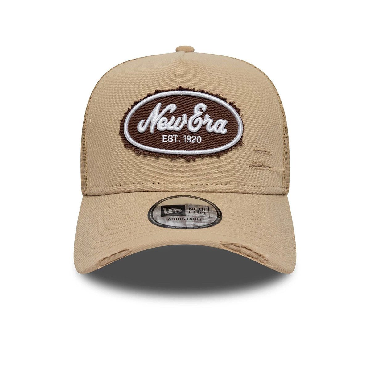 New Era Baseball Cap Canvas Distressed