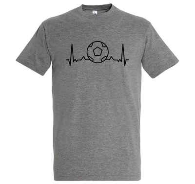 Youth Designz T-Shirt Heartbeat Fußball Herren Shirt