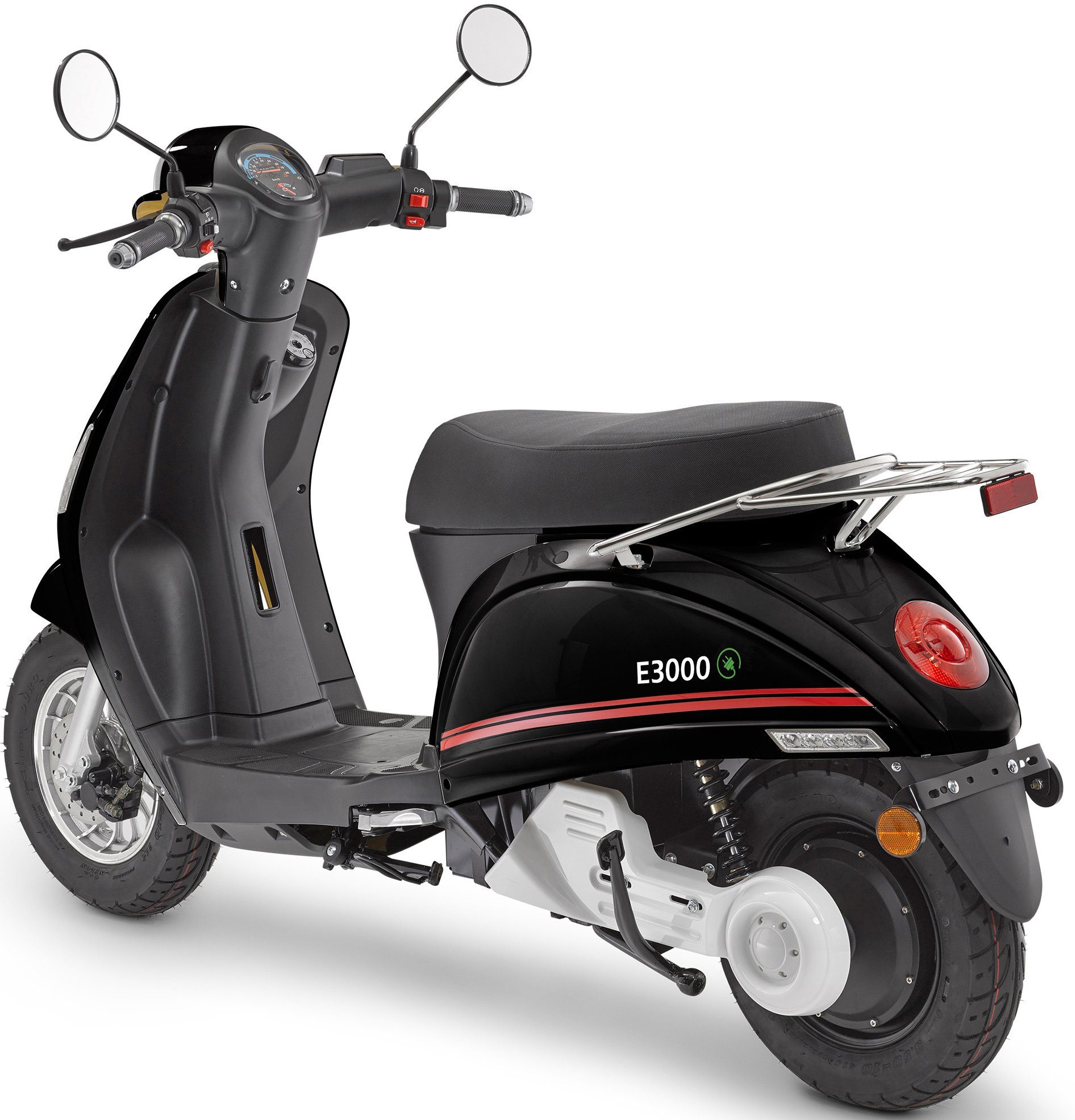 Luxxon E-Mofaroller E3000, 3000 W, mit Topcase 25 km/h