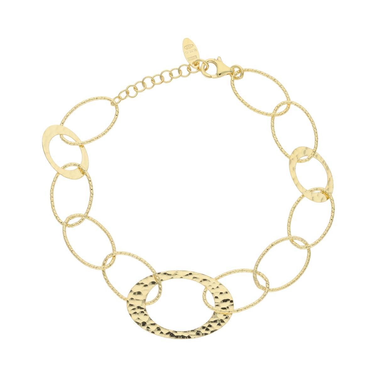 Armband JuwelmaLux Armband 925/000 Sterling Silber vergoldet JL47-03-0059