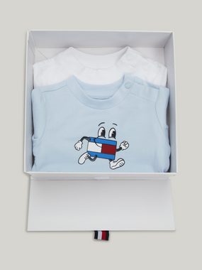 Tommy Hilfiger T-Shirt BABY FLAG TEE 2 PACK GIFTBOX (Packung, 2-tlg., 2er-Pack) Baby bis 2 Jahre