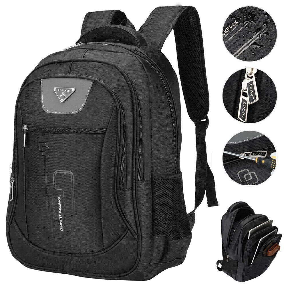 Schulrucksack), Wasserdicht 15.6 Backpack Reisen Rucksack (Laptop-Rucksäcke, Business Rucksack Bedee Zoll Rucksack für Laptop Notebook Großer Arbeit Herren für