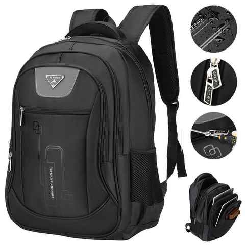 Bedee Rucksack Wasserdicht Rucksack für 15.6 Zoll Laptop Rucksack Herren (Laptop-Rucksäcke, 1-tlg., Schulrucksack), Großer Business Notebook Backpack für Arbeit Reisen