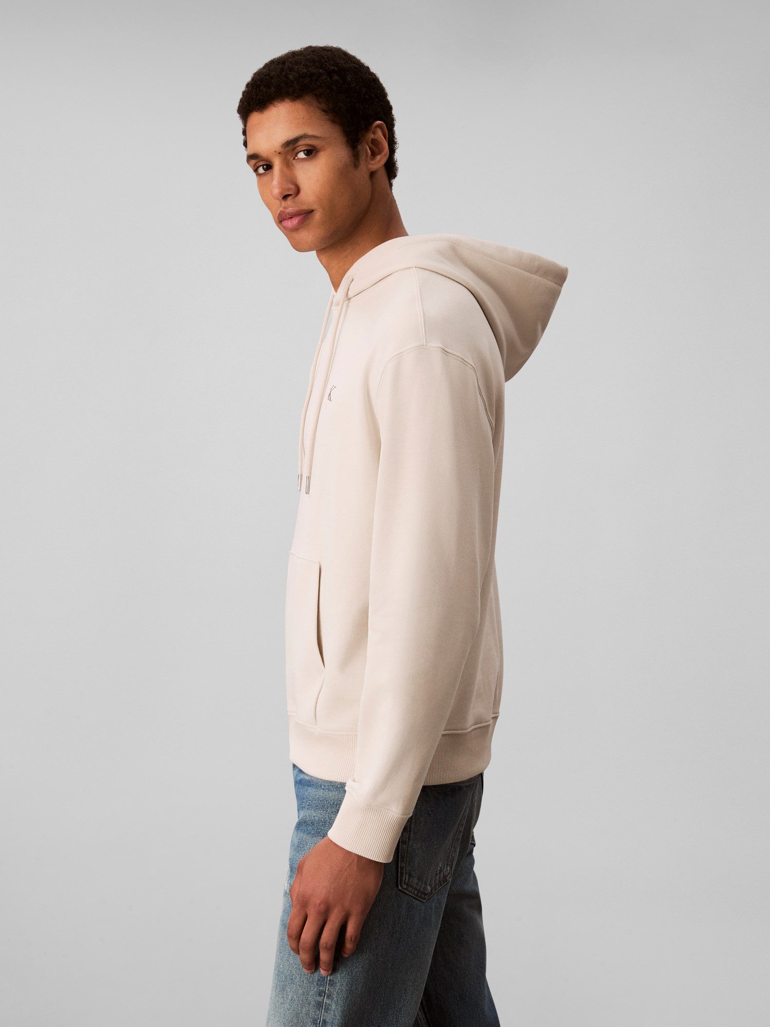 Calvin Klein Jeans Sweatshirt MONOGRAM HOODIE regular fit, Kapuze, Logostickerei