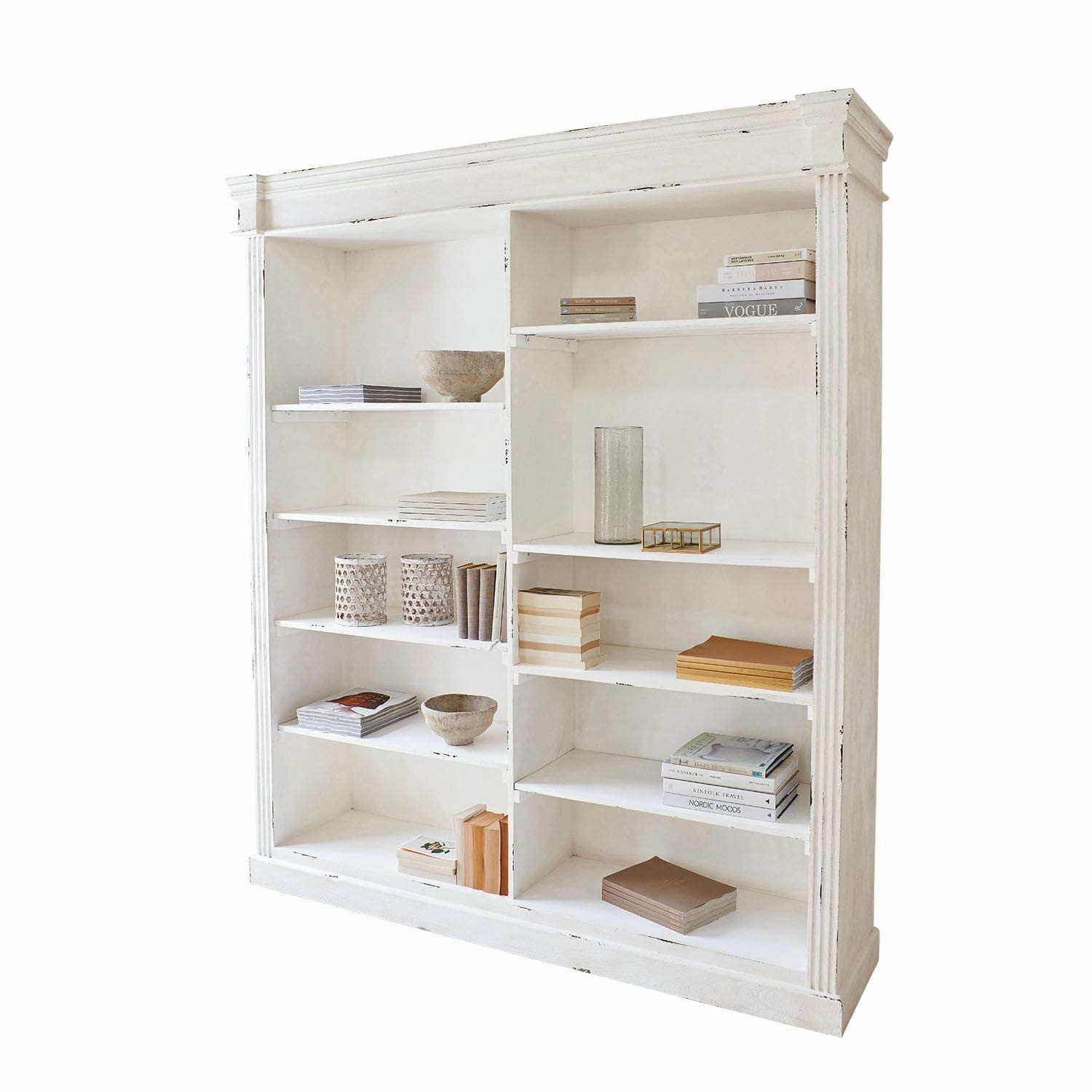 Mirabeau Standregal Regal Barrow Creek antikweiß