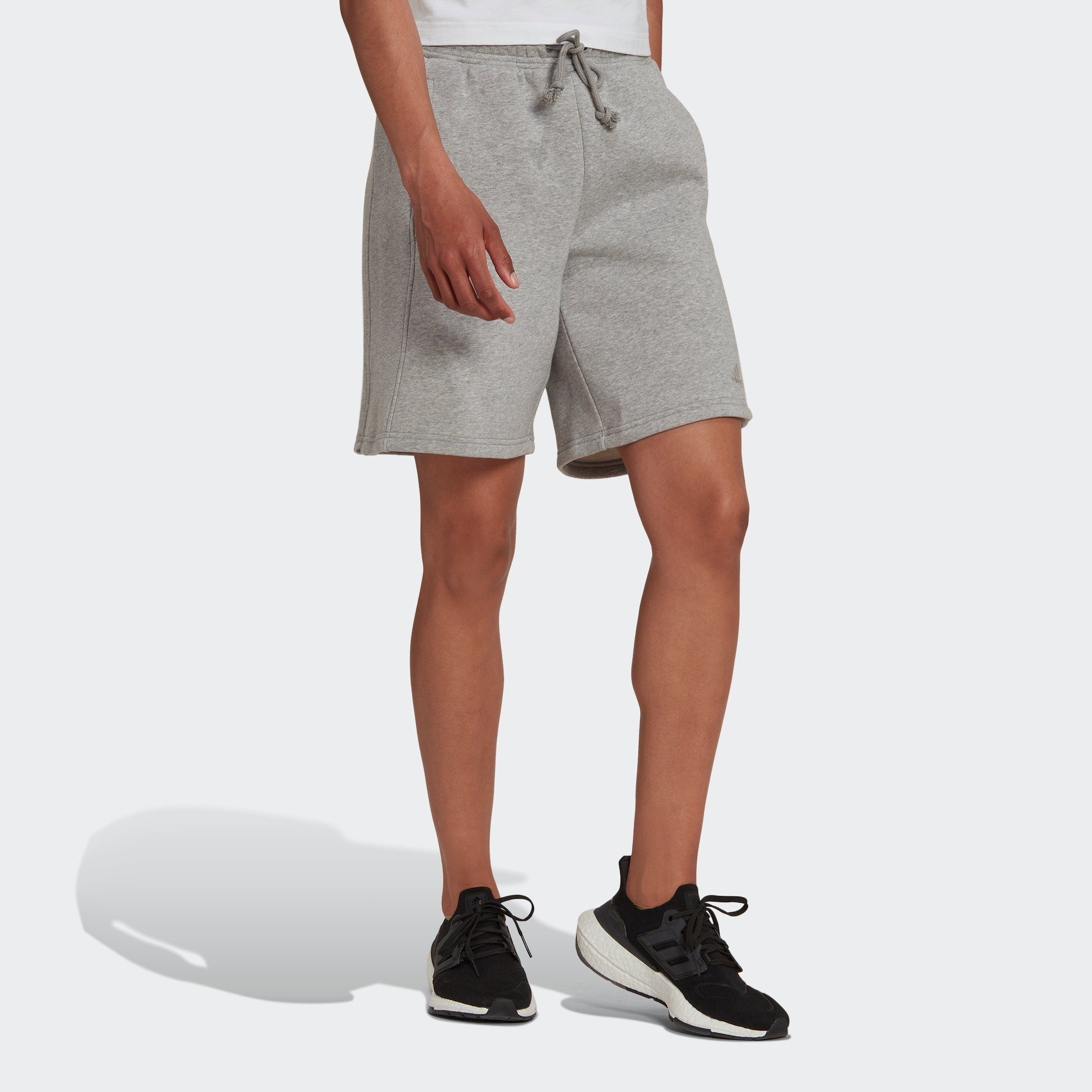 FLEECE (1-tlg) Medium Shorts ALL Heather adidas Sportswear SZN Grey