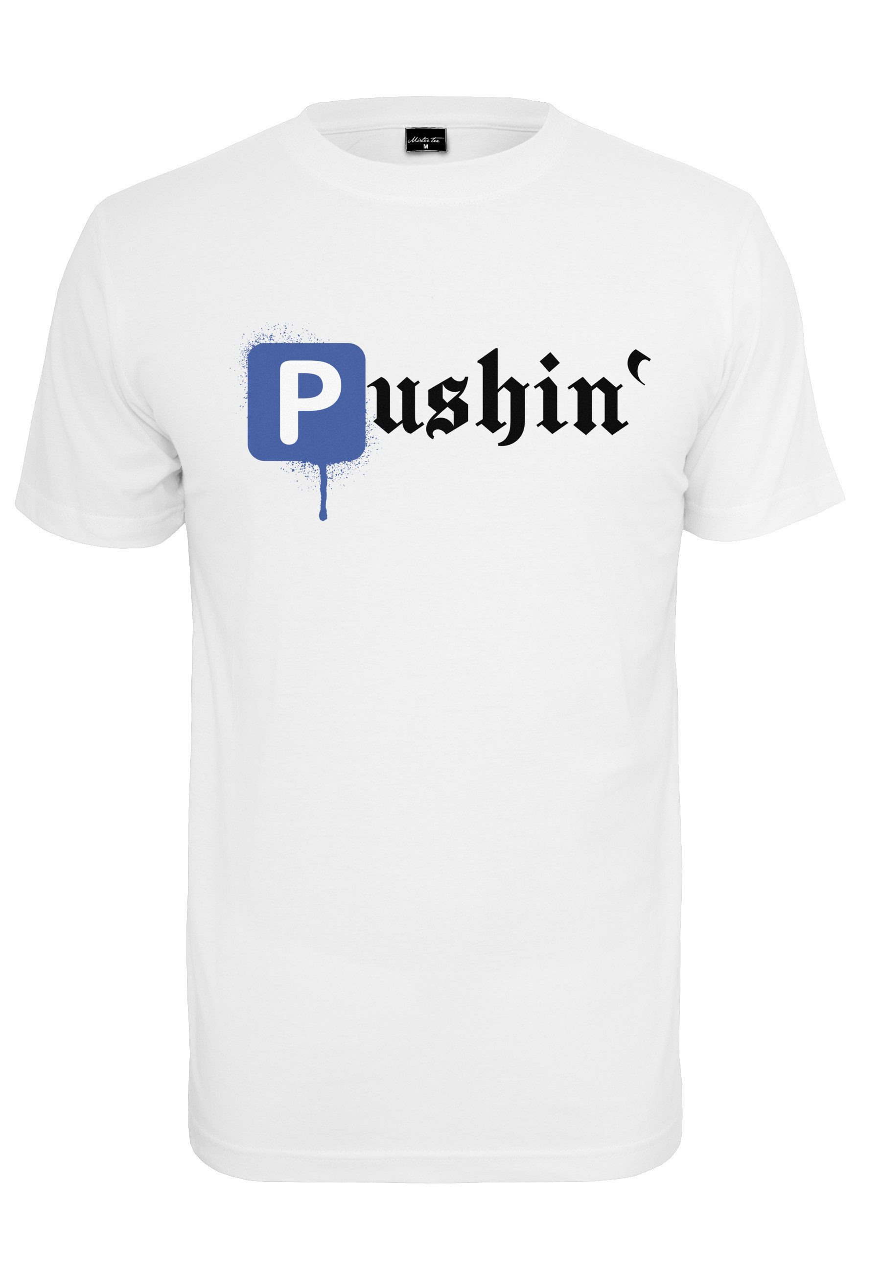 Kurzarmshirt MisterTee Herren Pushin P Tee