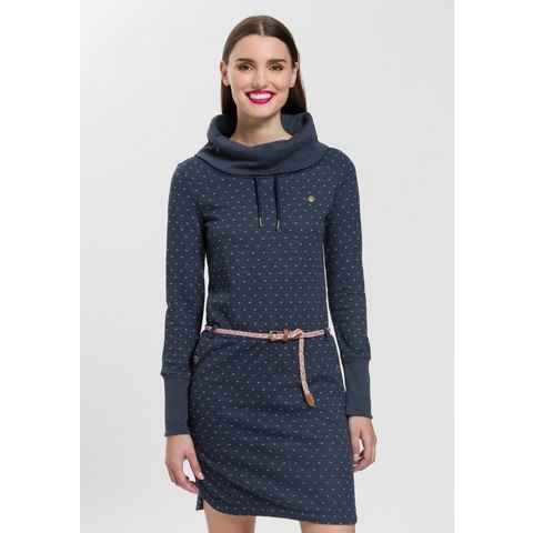 Ragwear Sweatkleid LAURRA mit Rollkragen