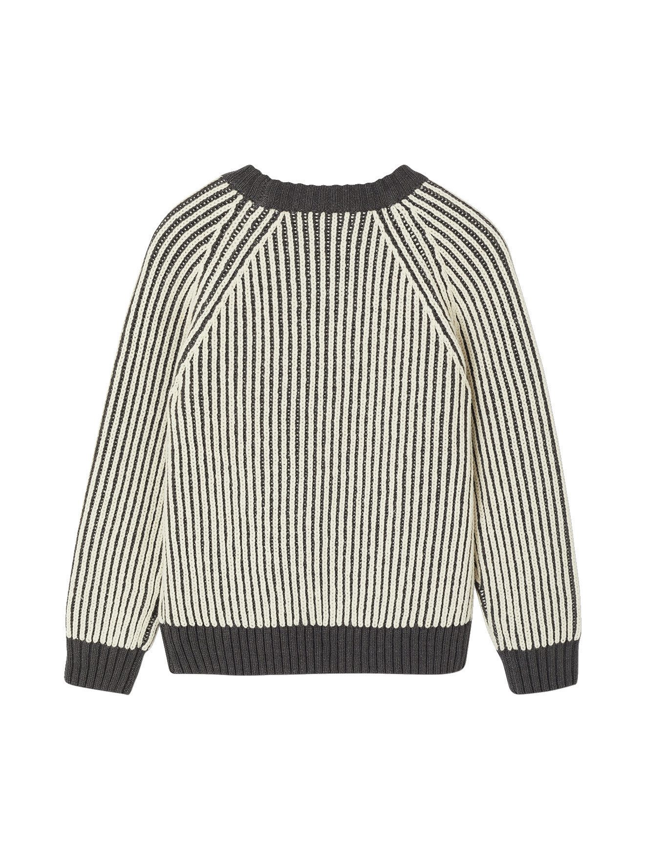 vertbaudet Pullunder Zweifarbiger Jungen Strickpullover